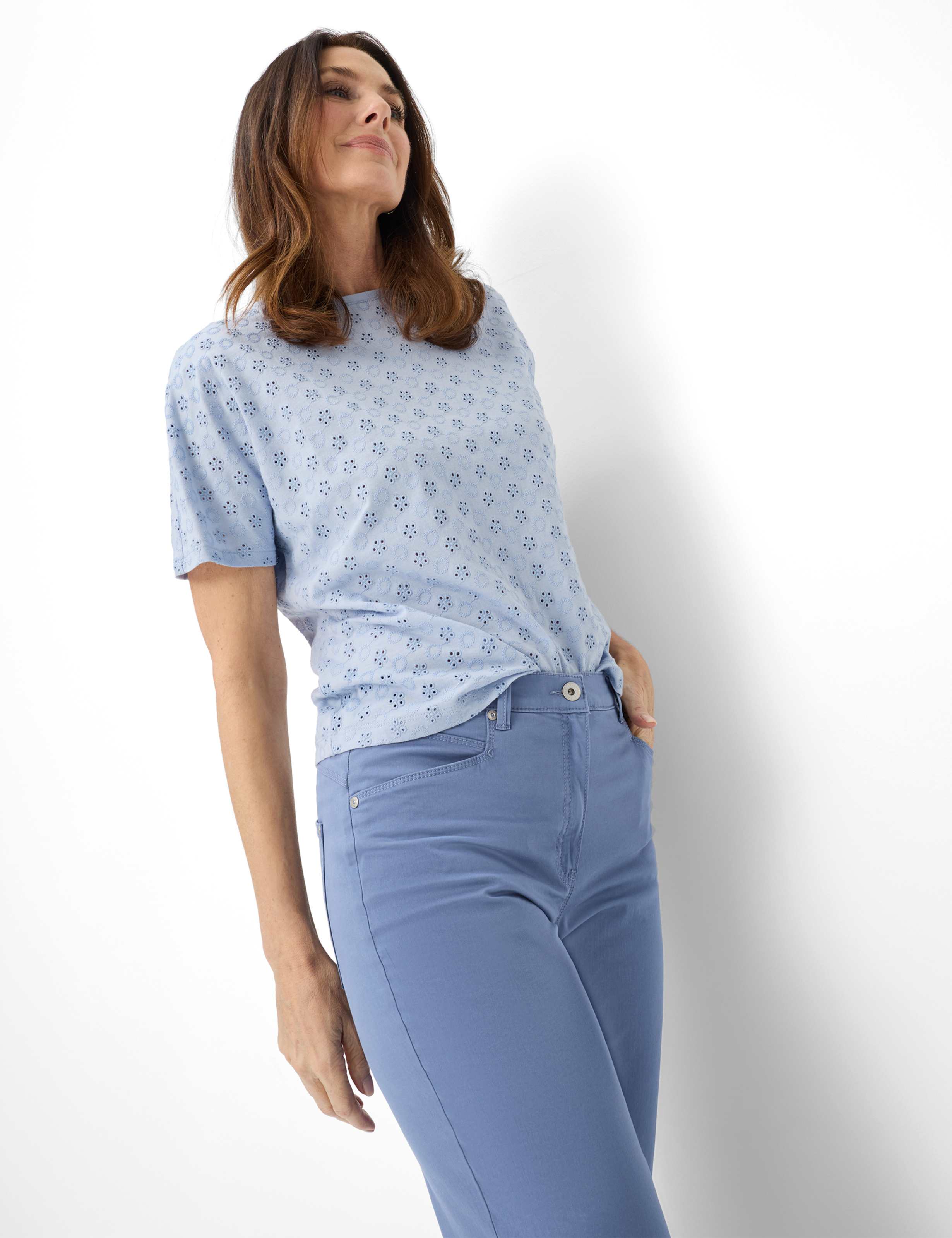 Femme Style CAREN 6/8 Bleu Comfort Plus Fit Détail 1