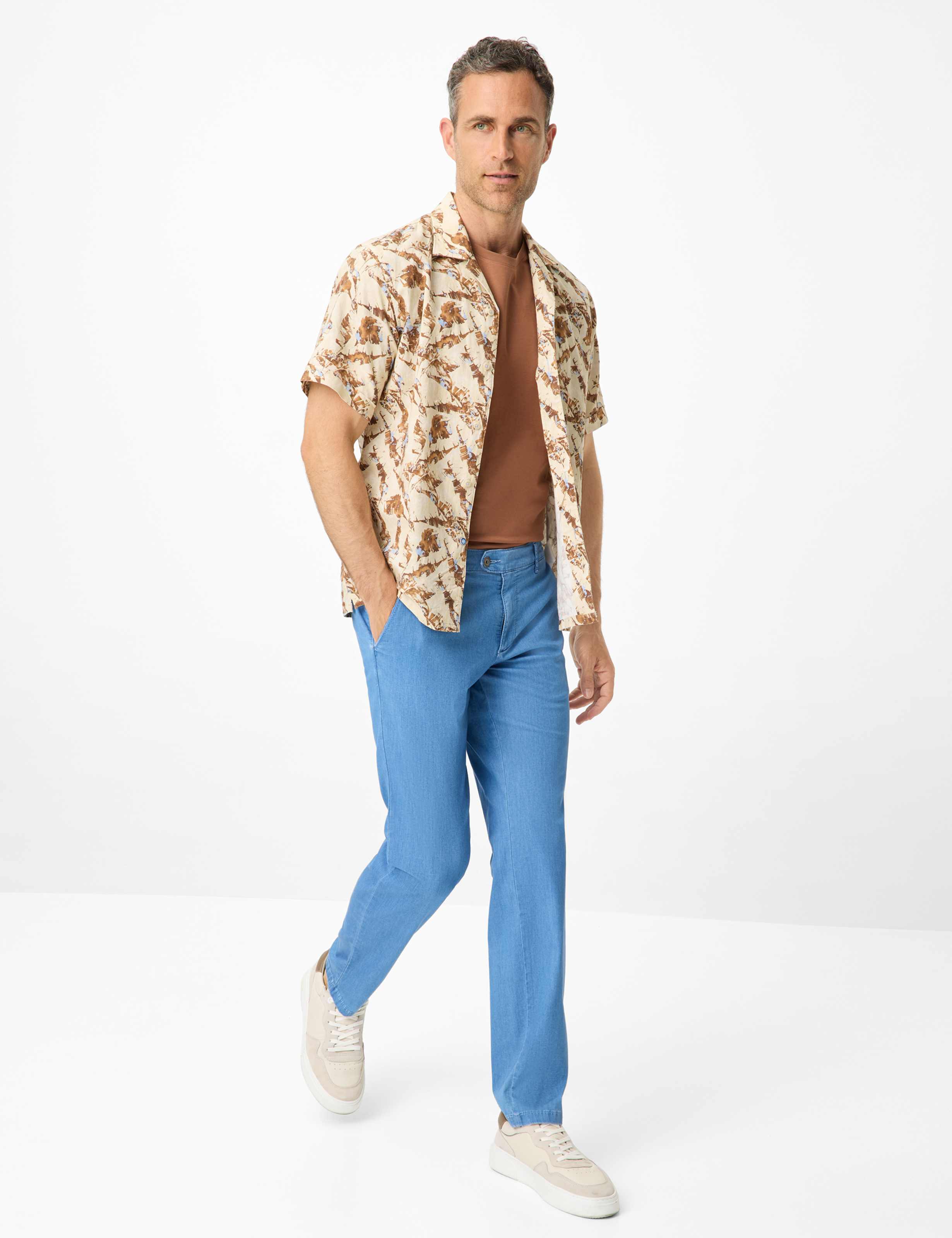 Men Style JIM Denim Blue Regular Fit Model Outfit