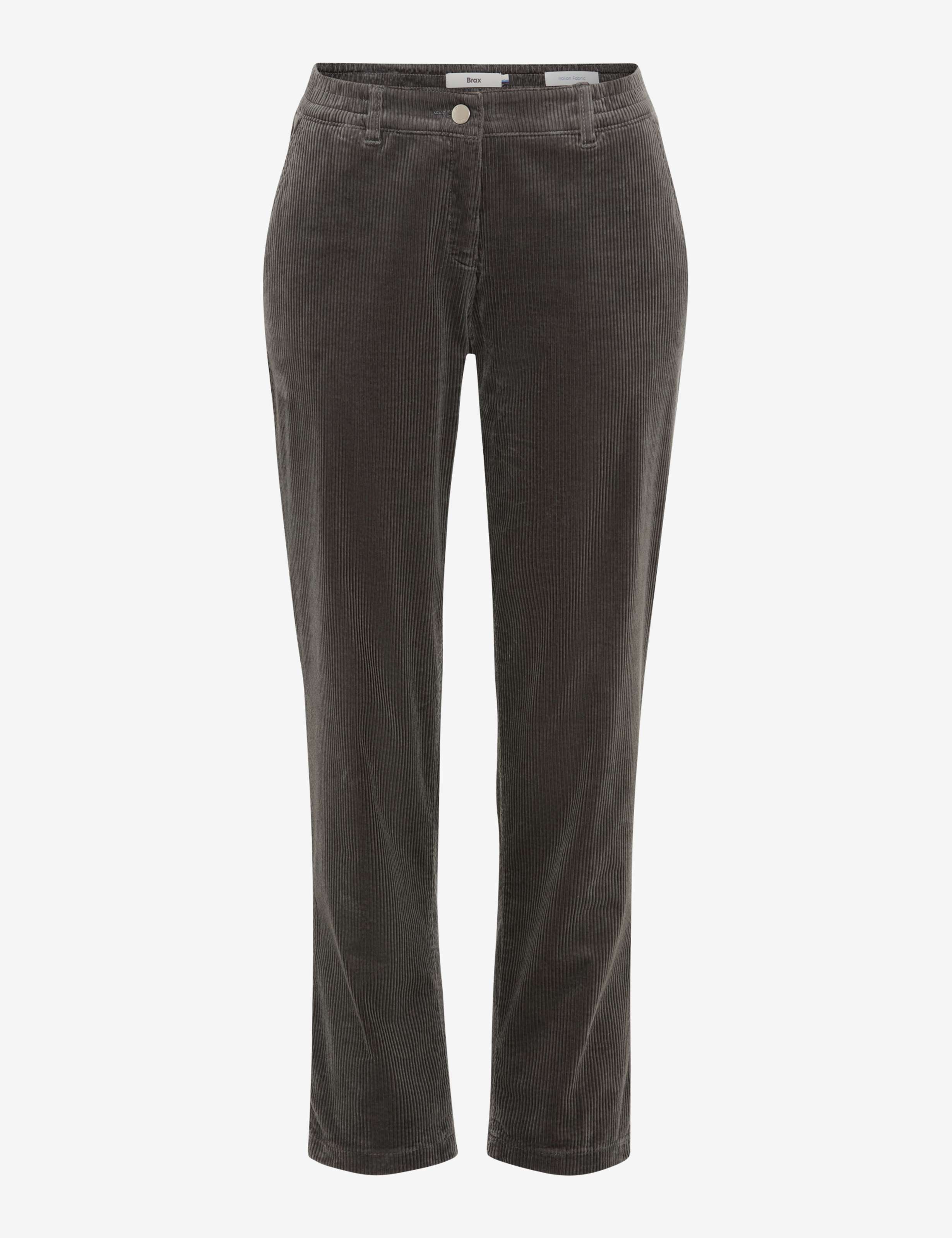 Femme Style MARON S Gris Moyen Regular Fit Détourage avant