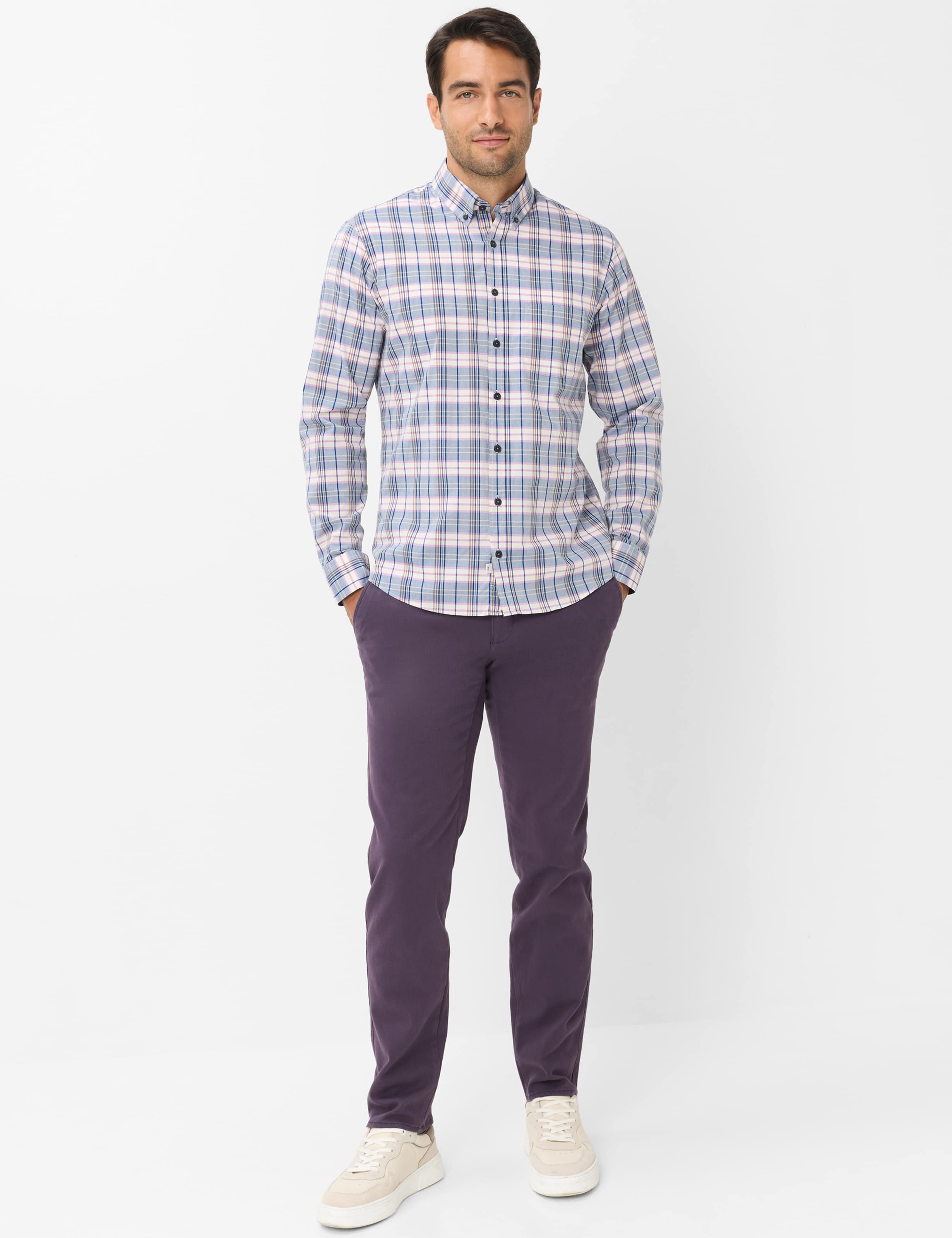 Herren Style DANIEL Helles Lila  Model Outfit