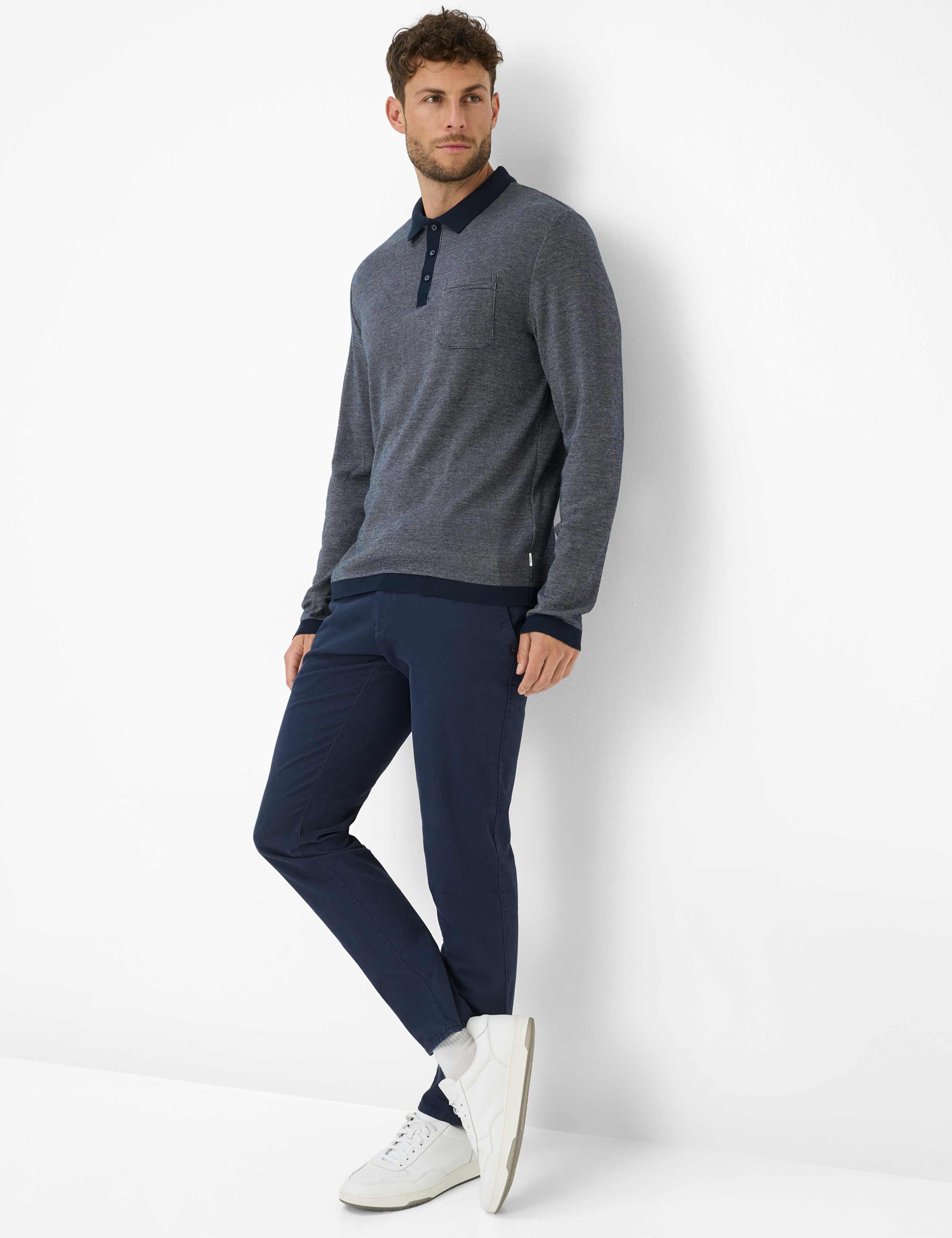 Homme Style PAROS Bleu Foncé  Tenue du mannequin