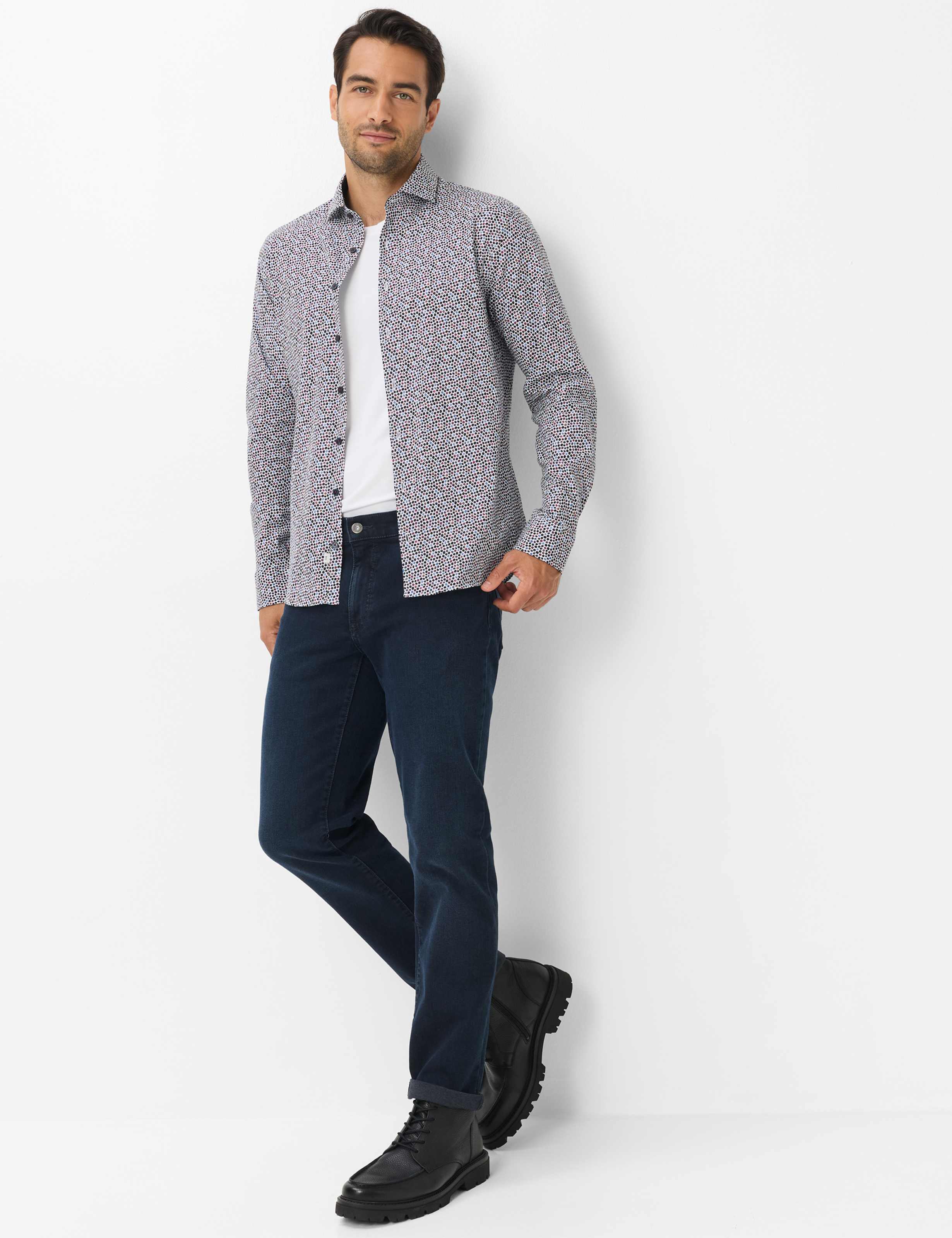 Homme Style HAROLD Violette Clair  Tenue du mannequin