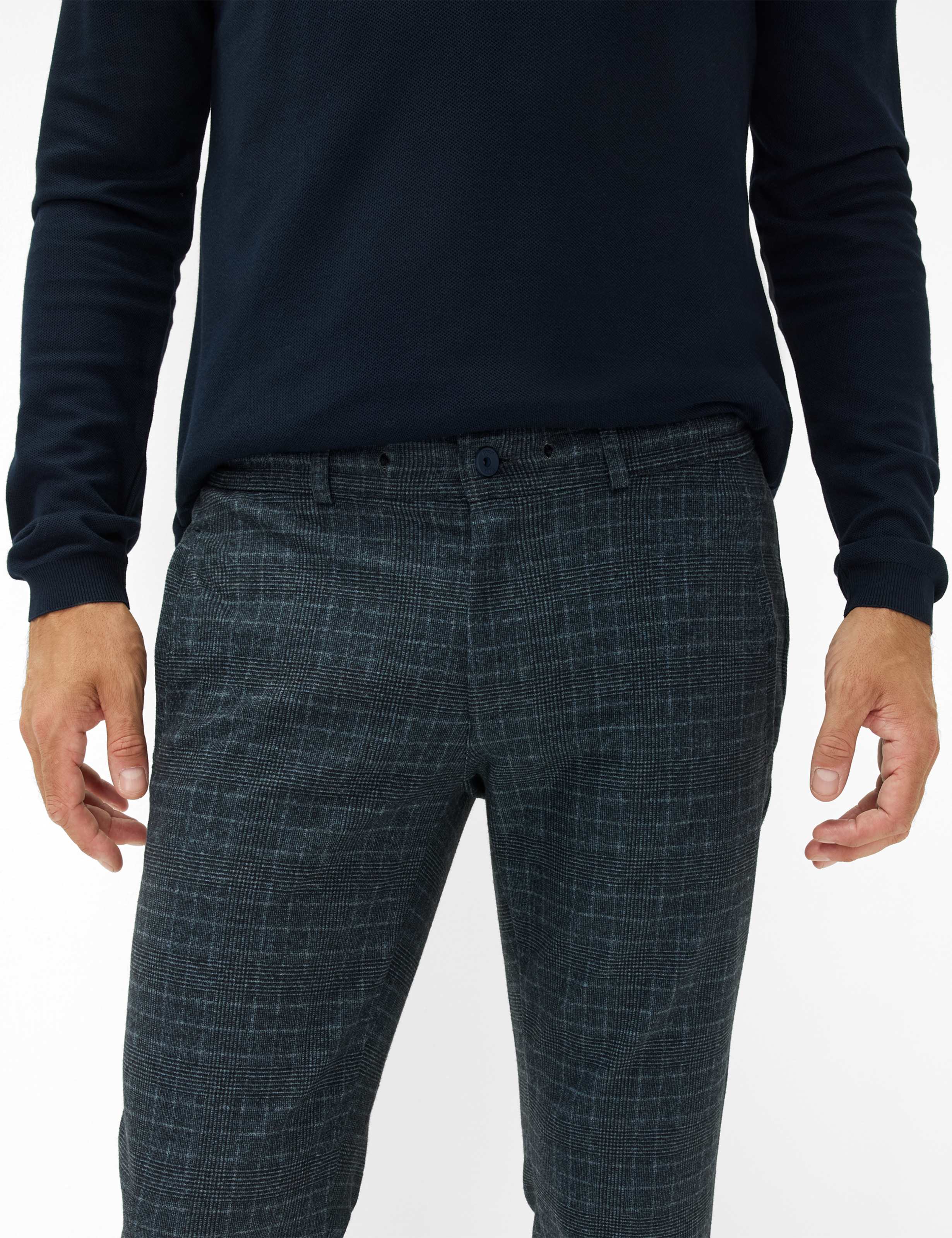 Homme Style PHIL Bleu Foncé Relaxed Fit Détail 2