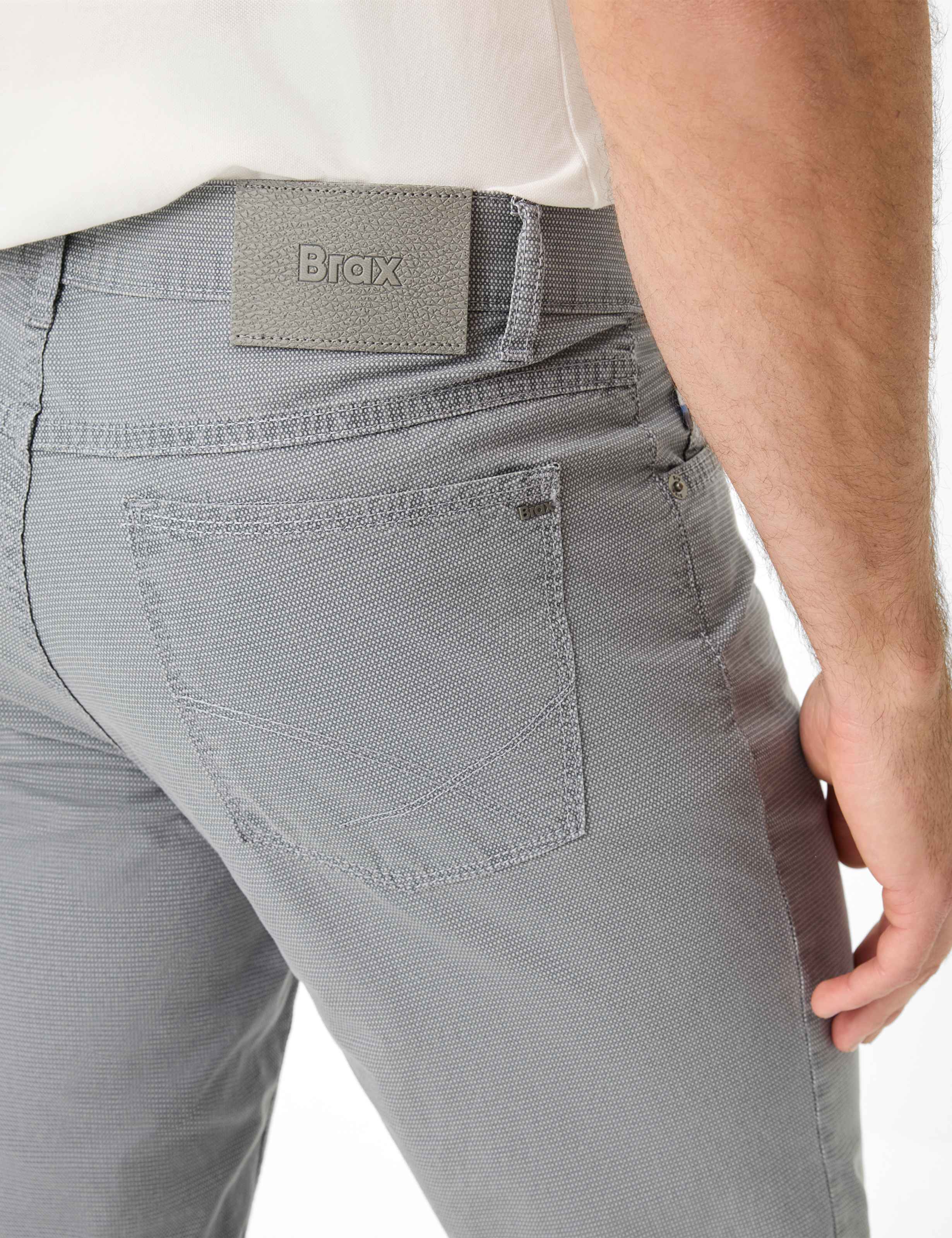 Herren Style COOPER Grau Regular Fit Detail 2