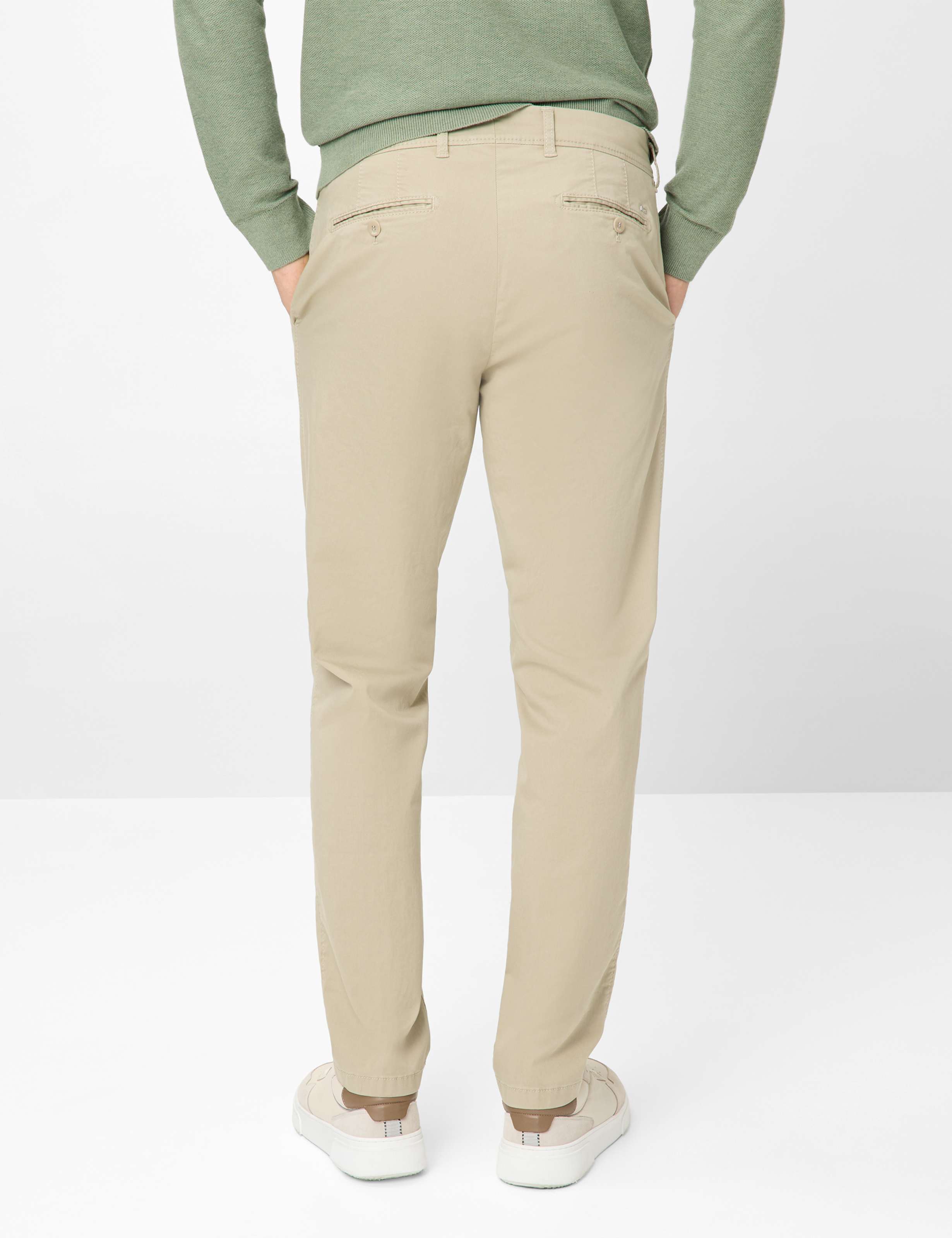 Homme Style EVANS Beige Regular Fit Dos mannequin