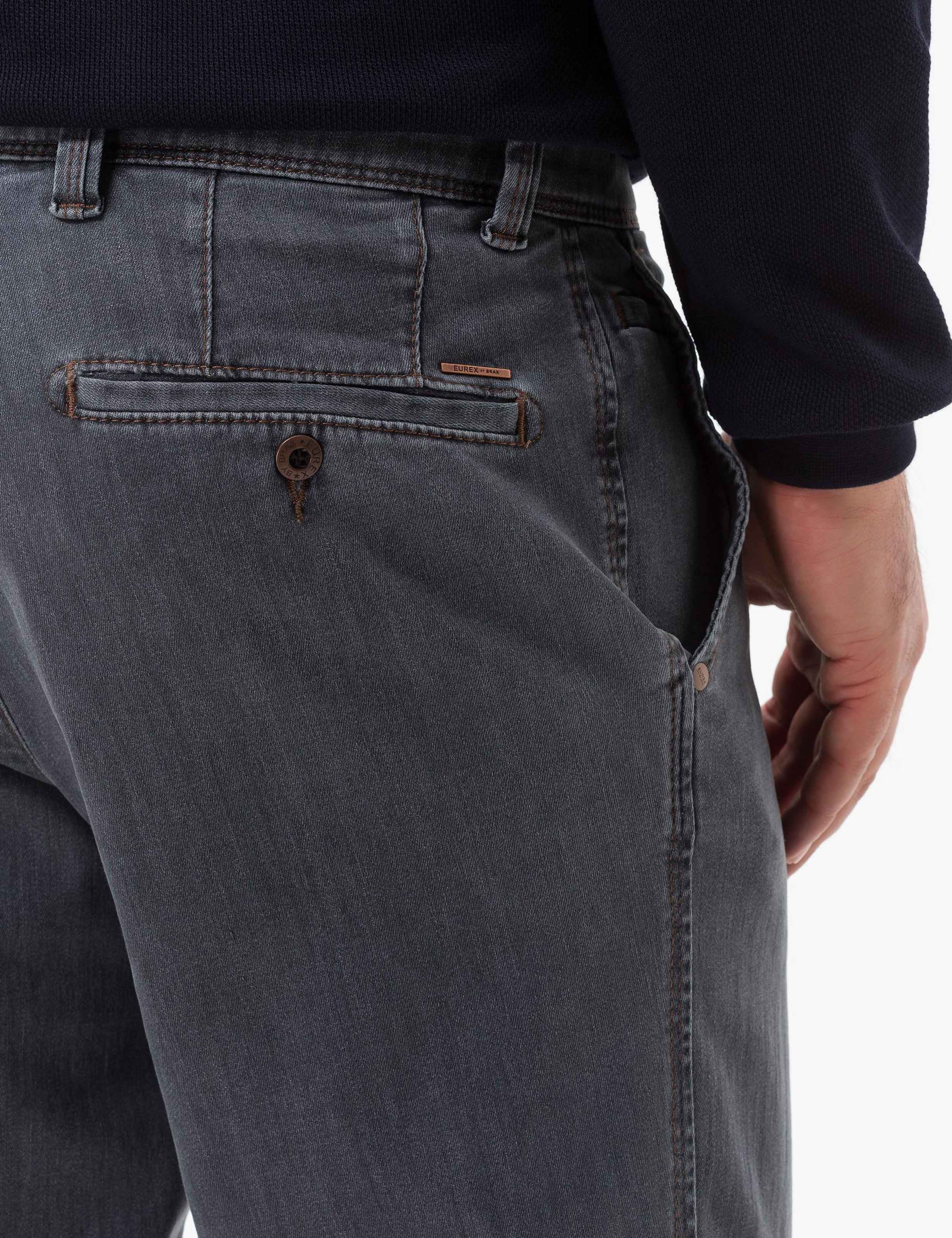 Men Style JIM Denim Medium Gray Regular Fit Detail 2
