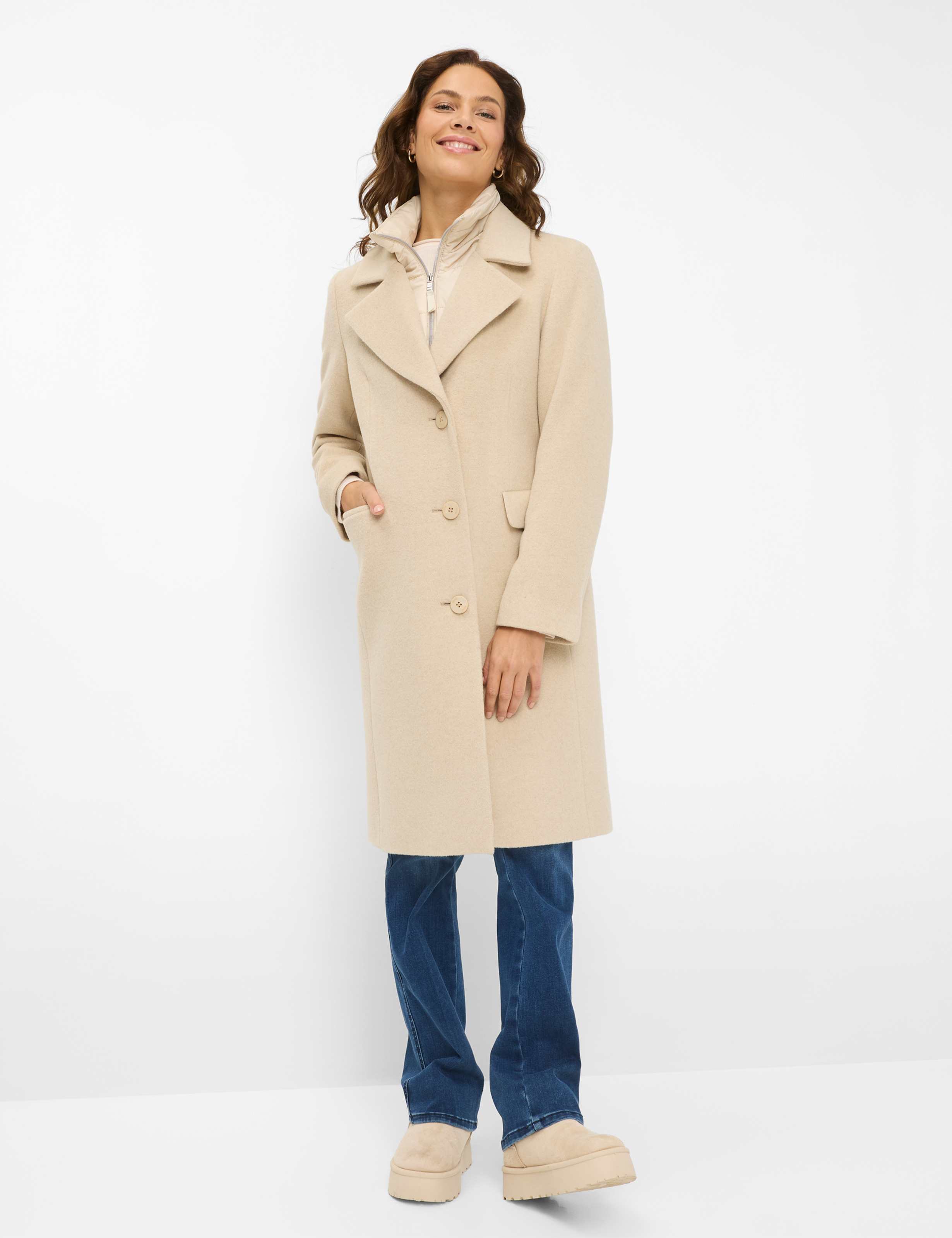 Dames Style MILANO Lichtbeige  Model outfit