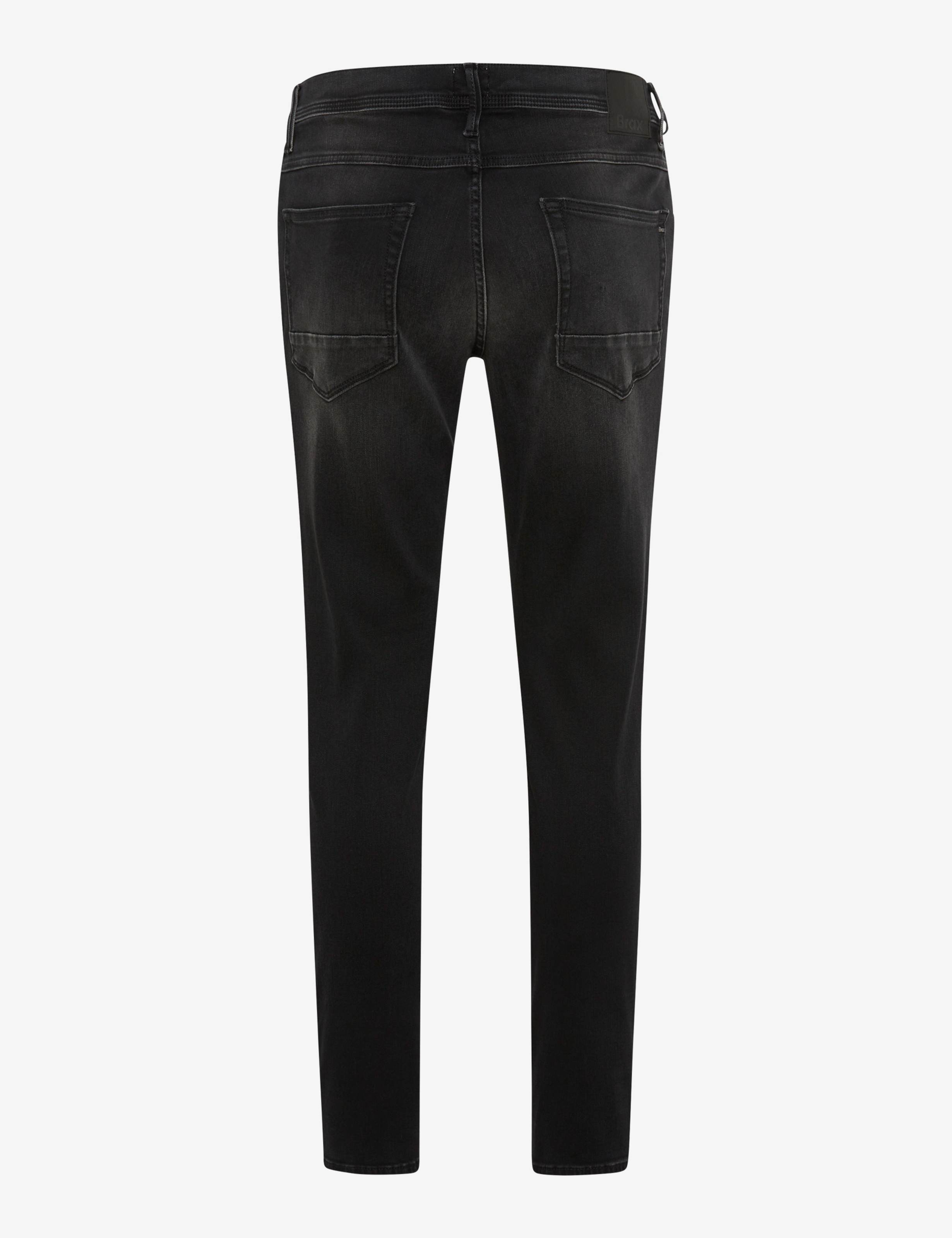 Homme Style CHRIS Denim Gris Foncé - Anthracite Slim Fit Détourage arrière