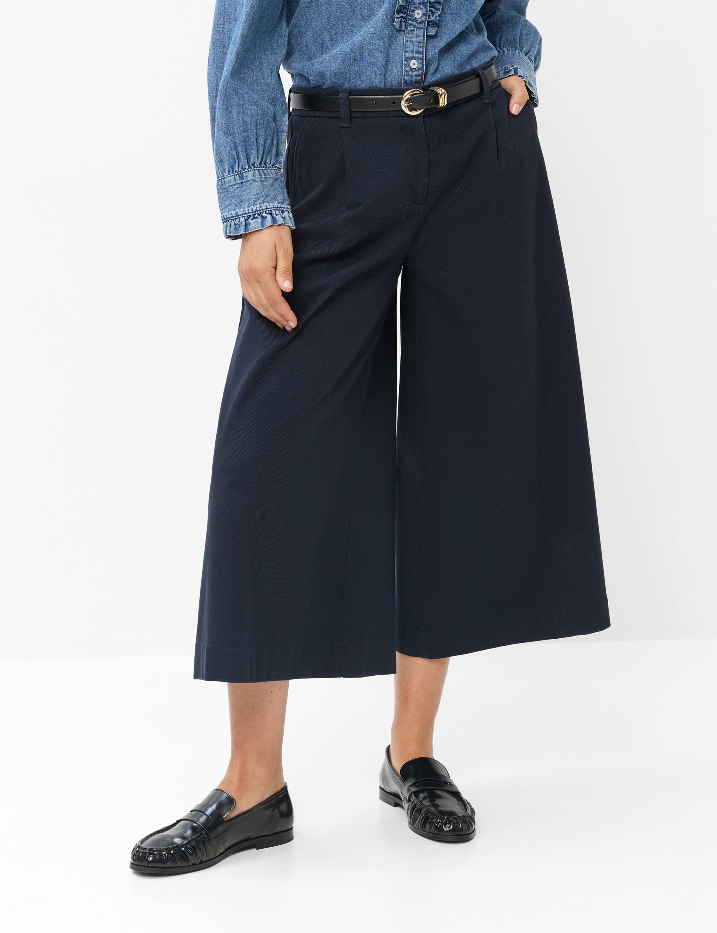 Brax Dames Broek  Style MELLI S NAVY, donkerblauw, maat 38K