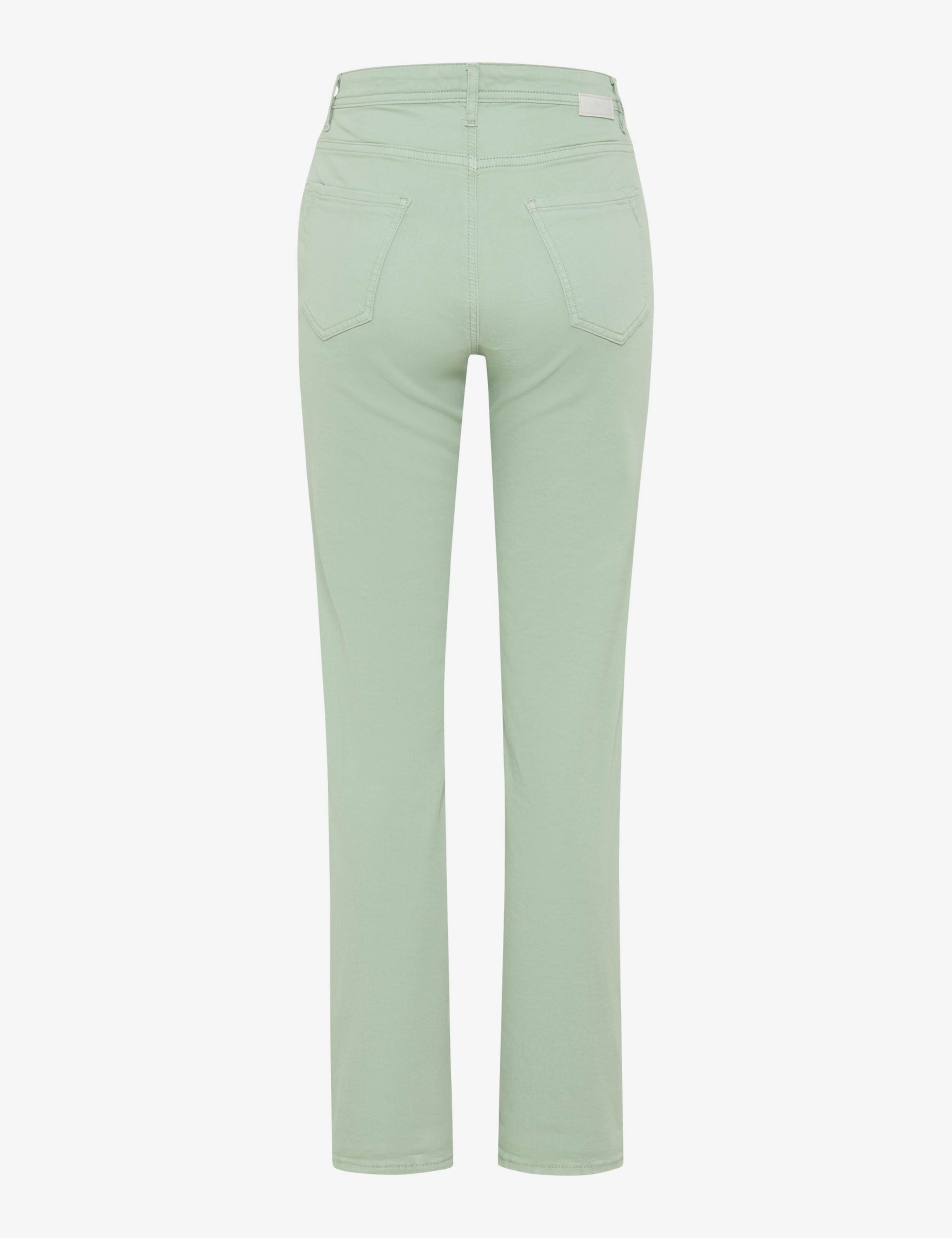 Women Style CAROLA Denim Light Green Feminine Fit Stand-alone rear view
