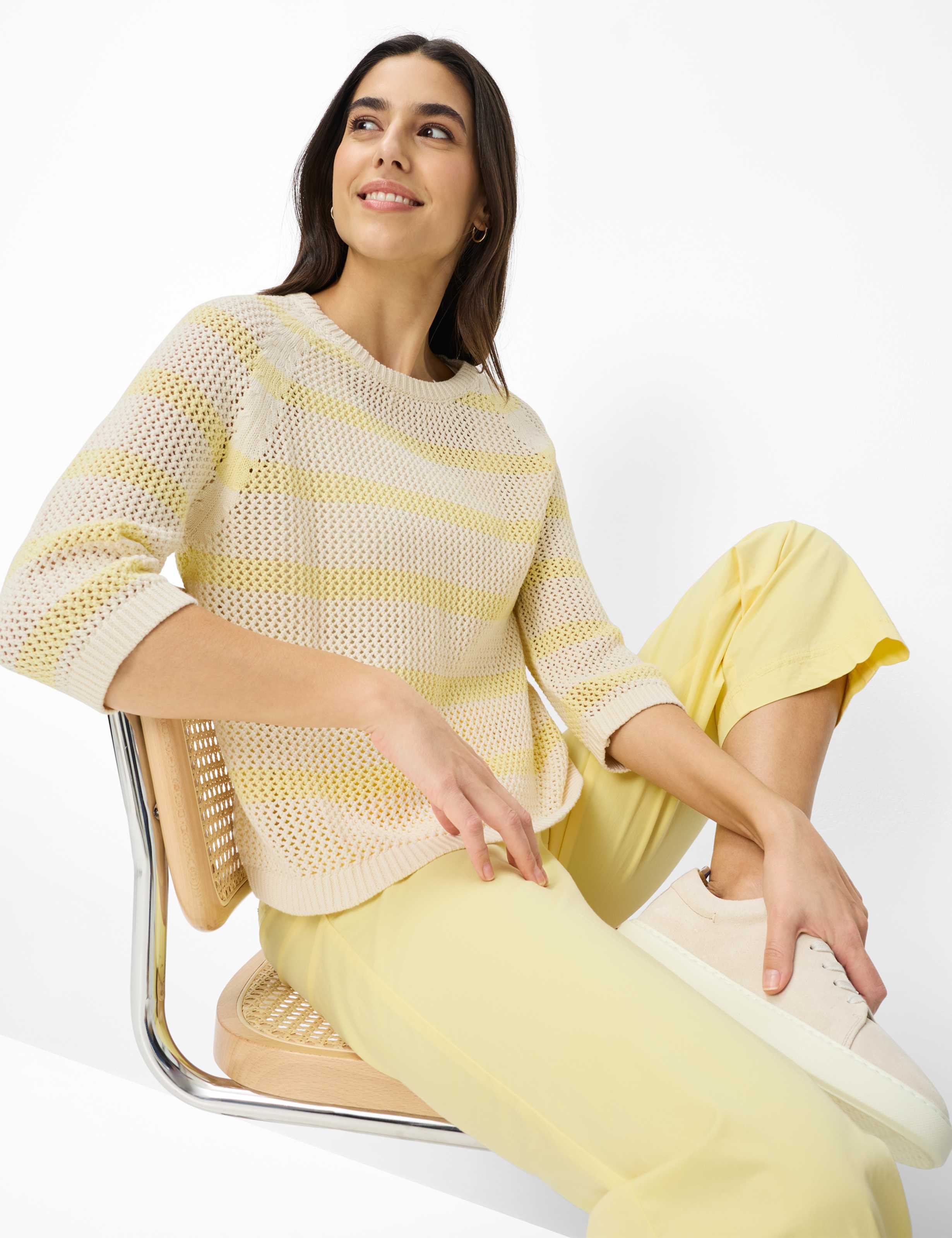 Femme Style NALA Jaune Clair  Détail 1