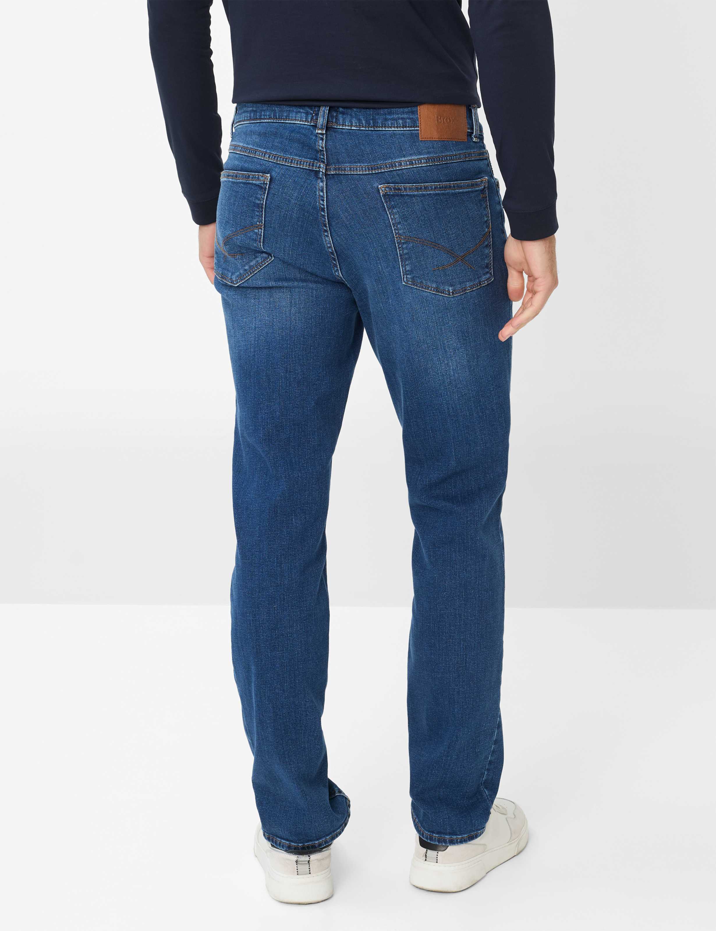 Thumbnail - Brax Herren Five-Pocket-Hose Style COOPER, denim blau, Gr. 30/32