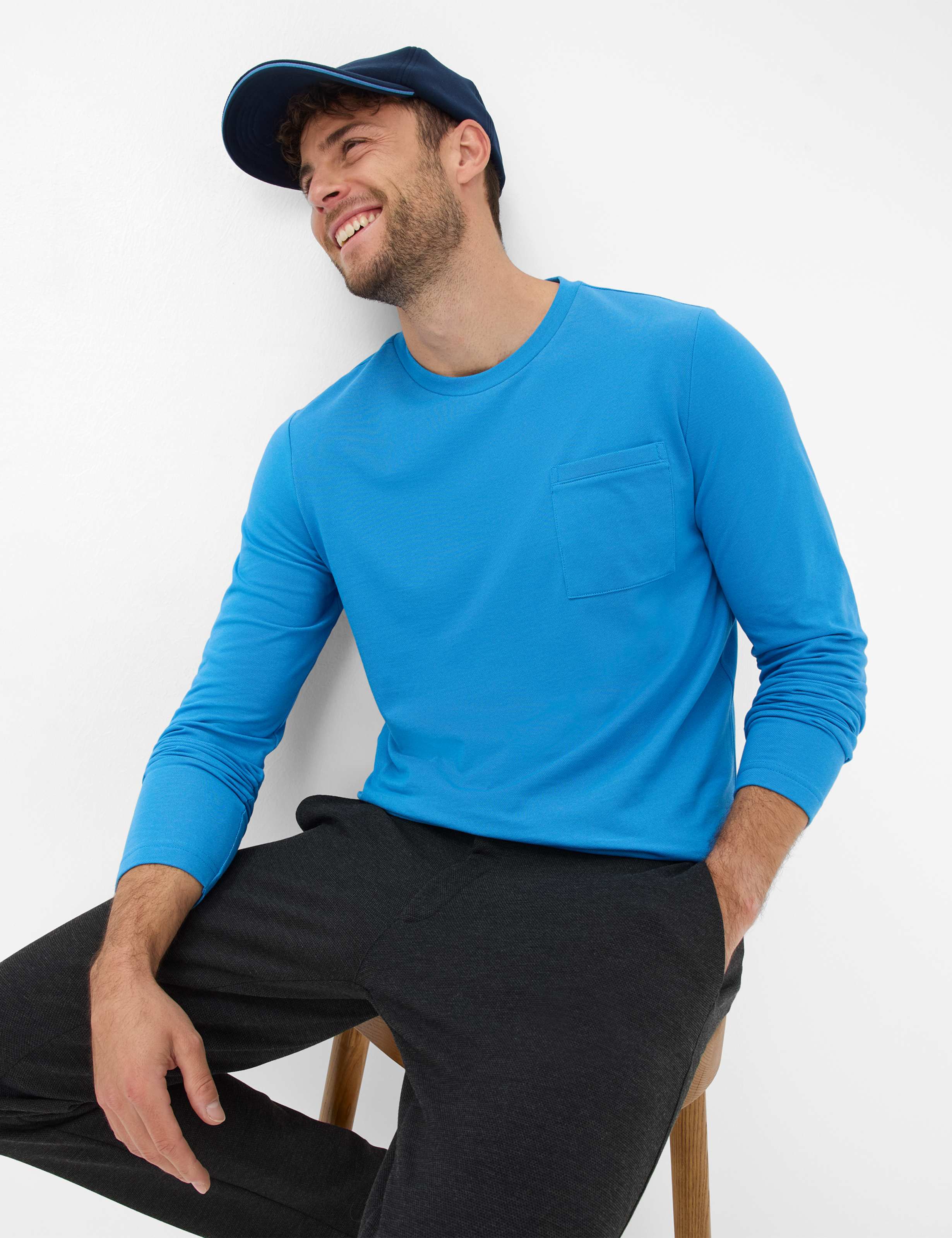 Heren Style TIMON Blauw  Detail 1