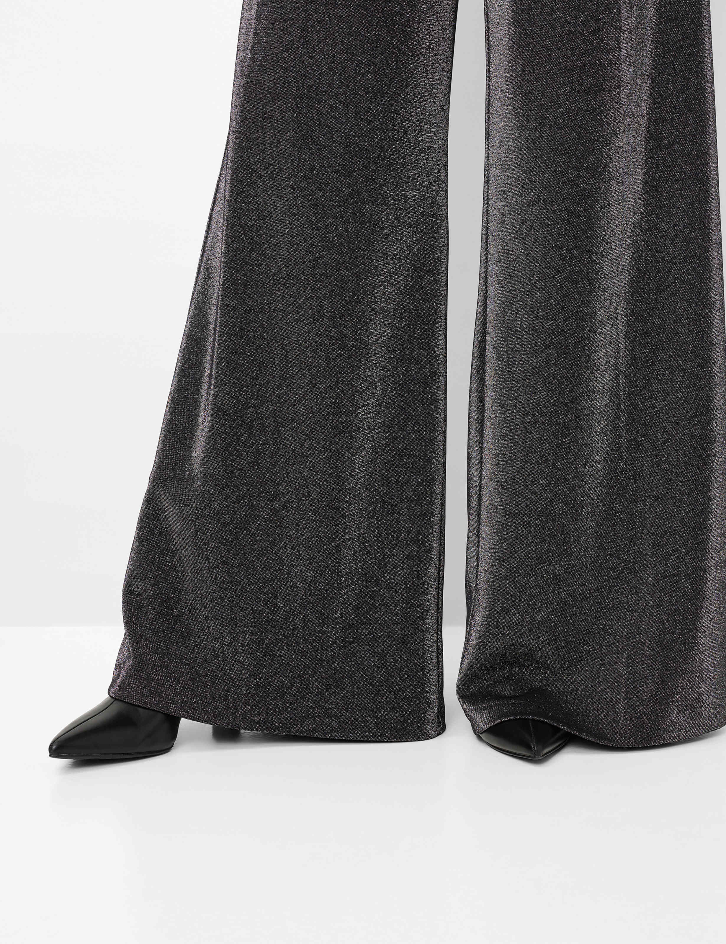 Femme Style MARLENE Bleu Foncé Wide Leg Détail 2