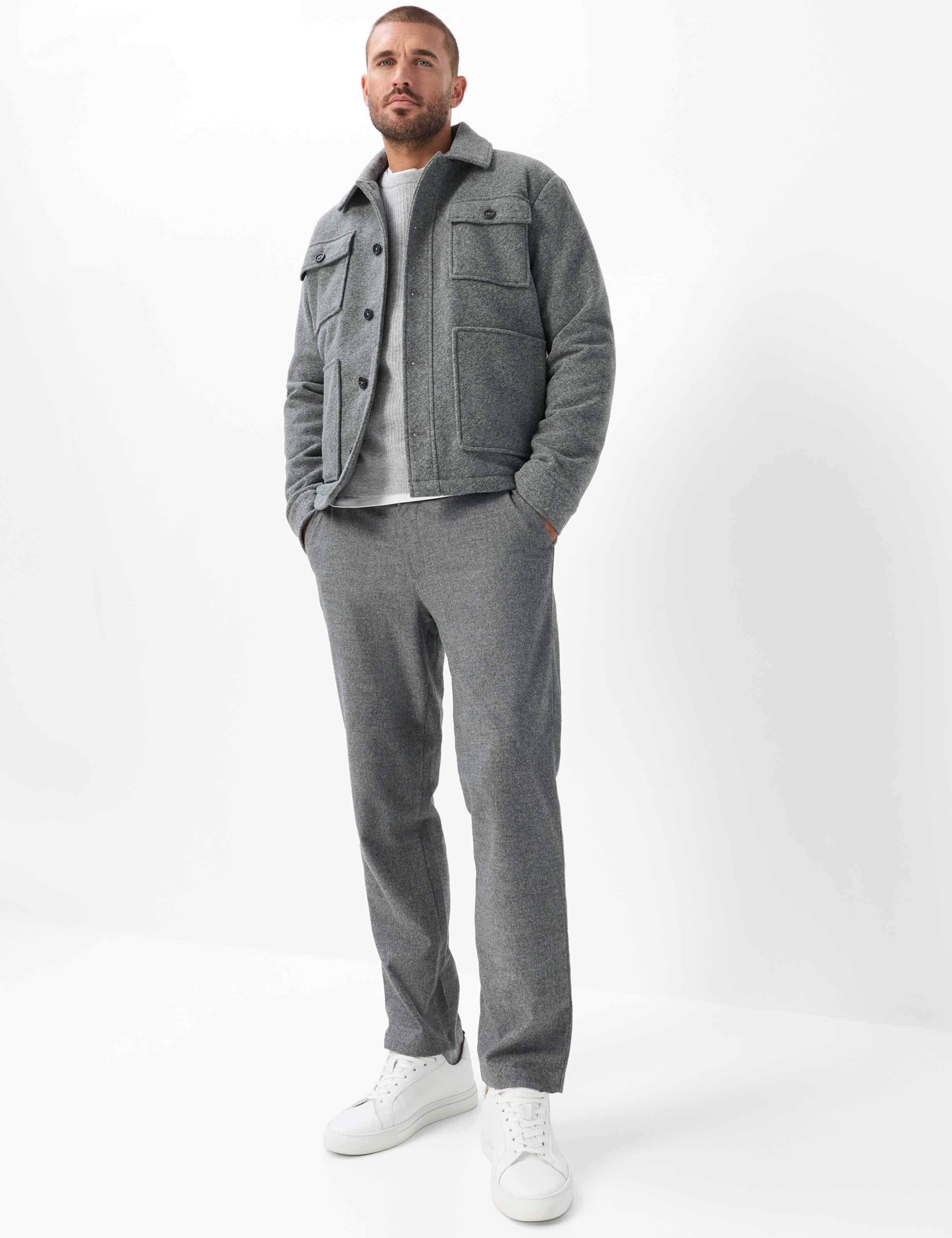 Herren Style RICK Hellgrau  Model Outfit