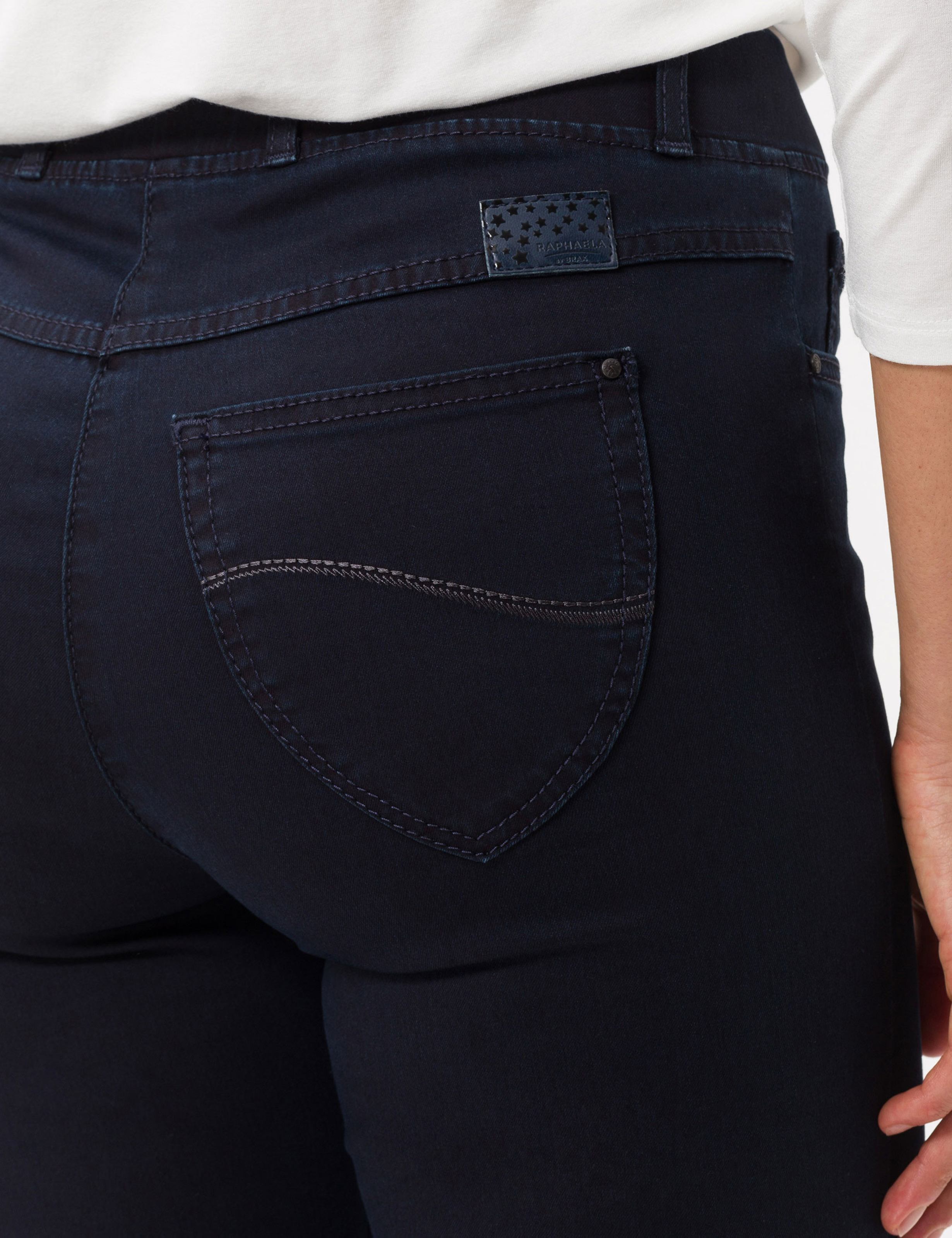 Damen Style LAVINA Denim Dunkelblau Super Slim Fit Detail 2
