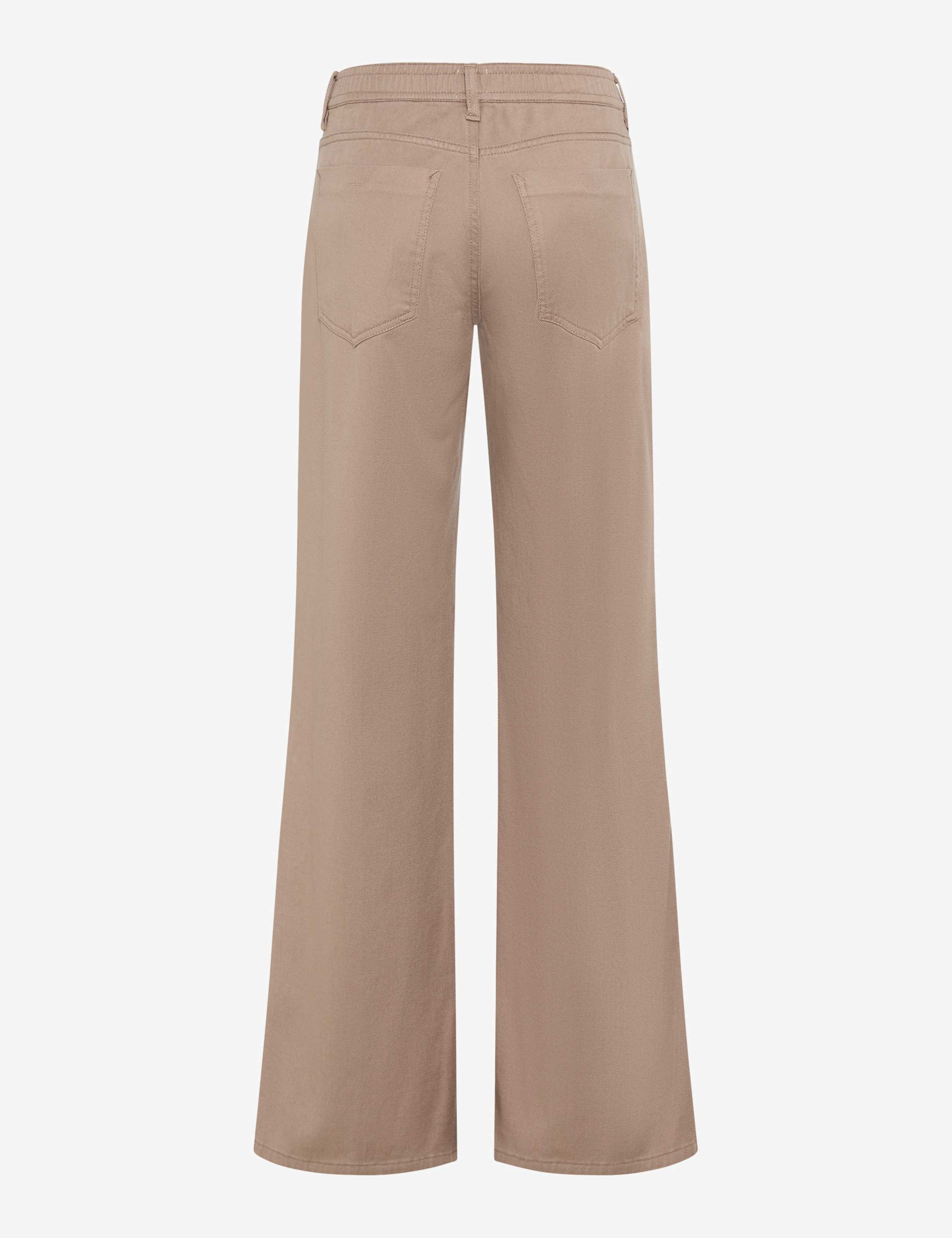 Femme Style MORGAN Marron Wide Leg Détourage arrière