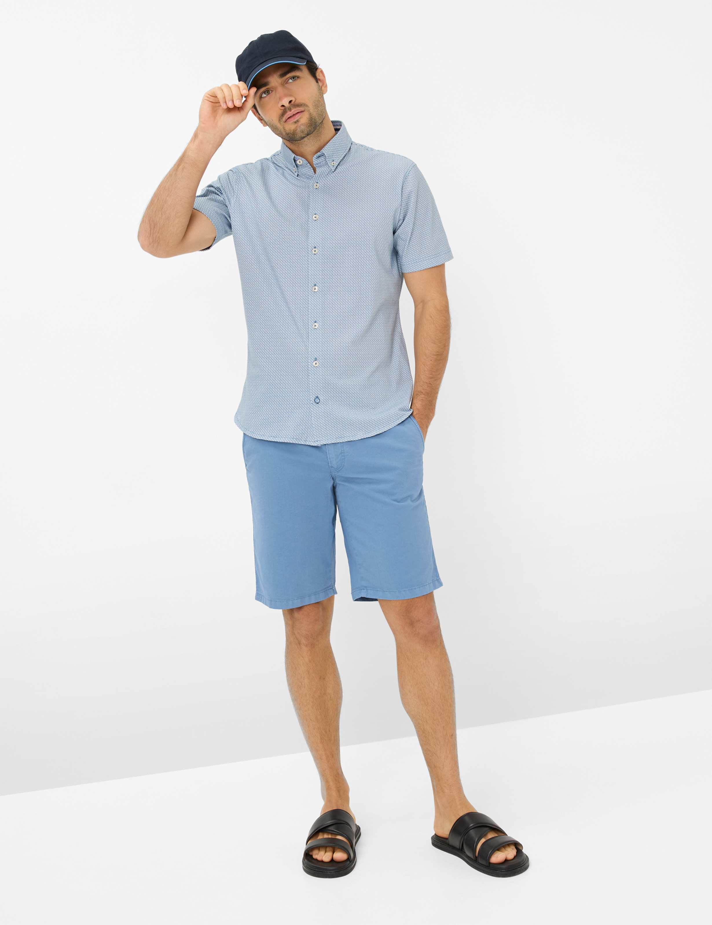 Homme Style DAN Bleu Clair  Tenue du mannequin