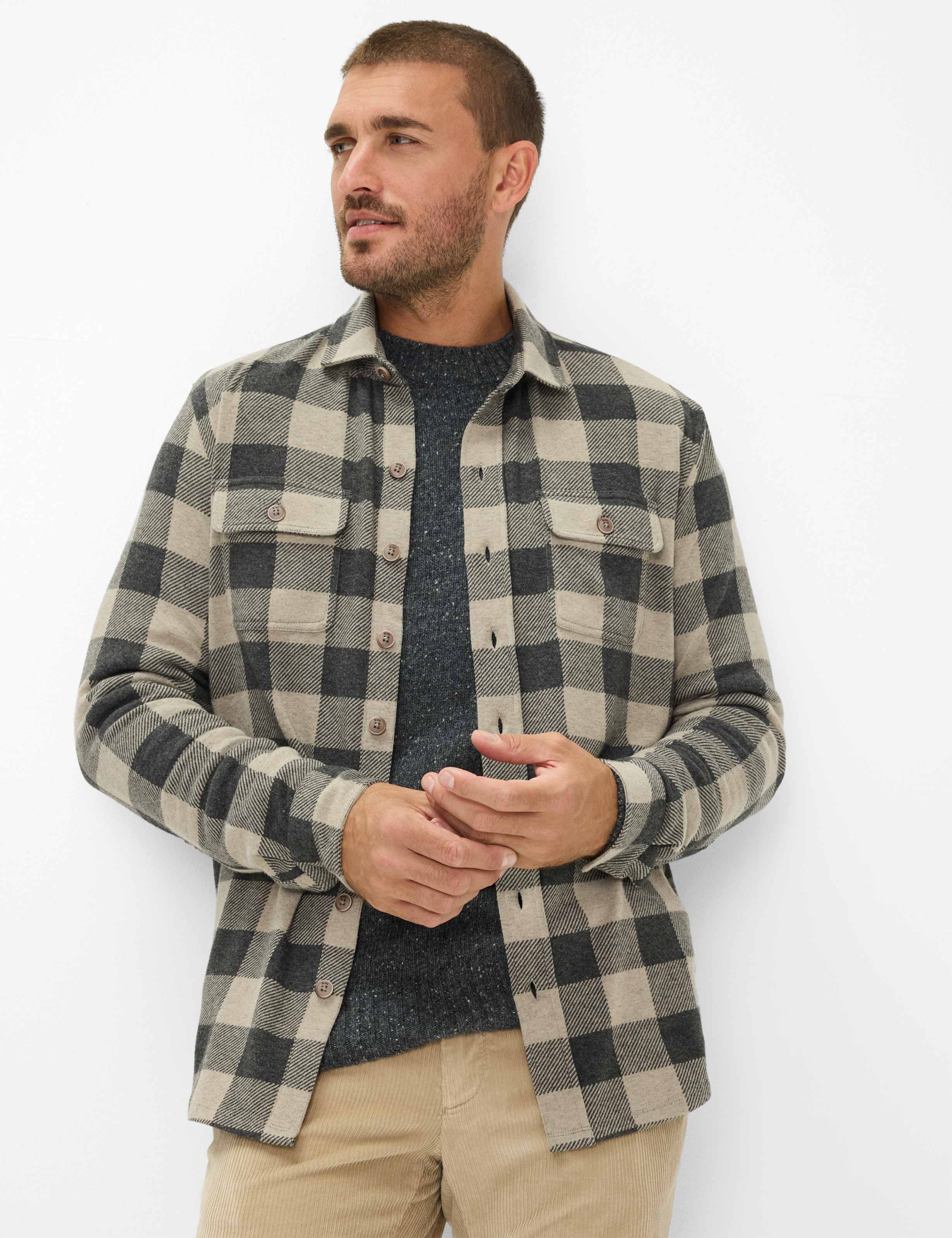 Thumbnail - Brax Herren  Style SANTIAGO ivory, hellbeige, Gr. XL