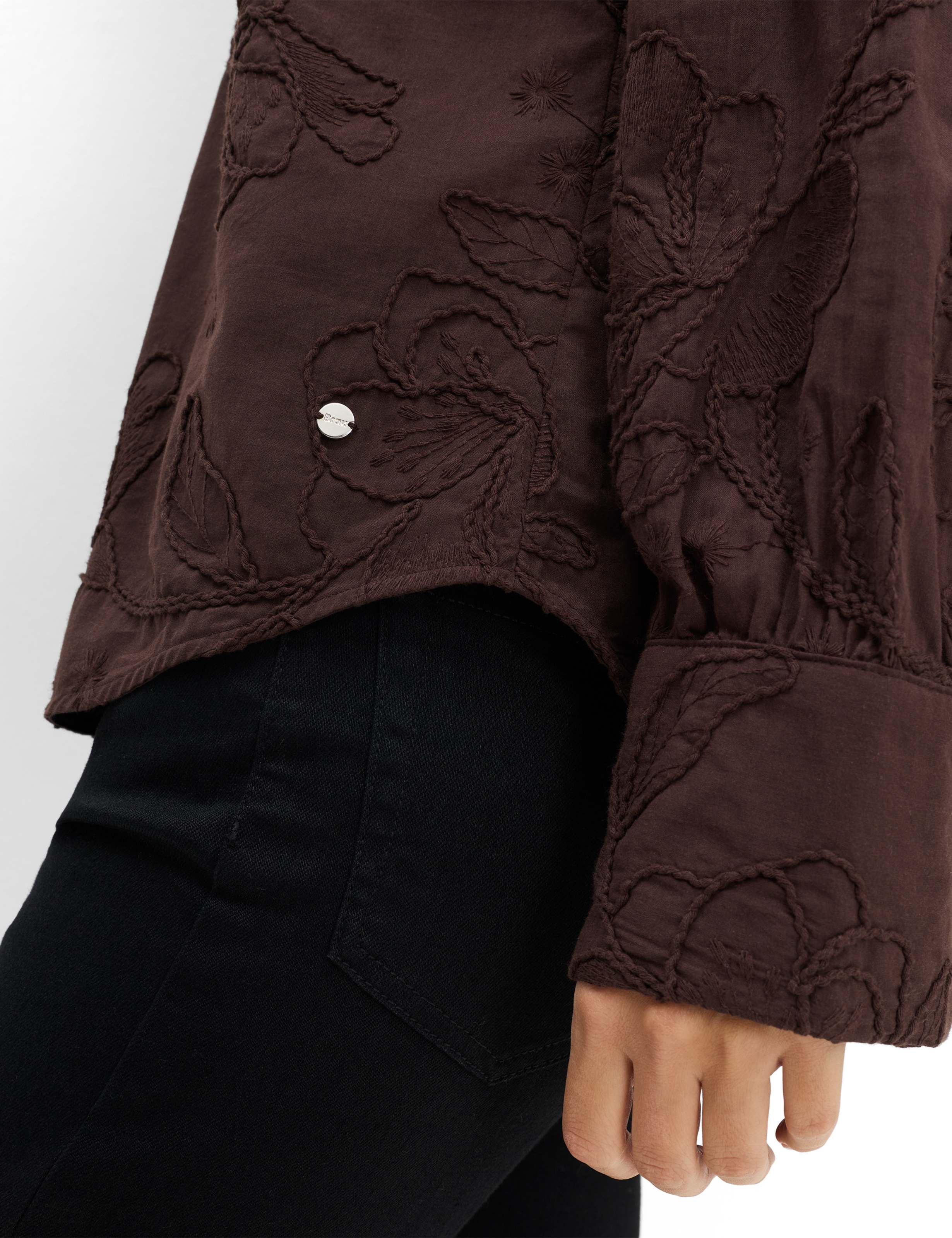 Dame Style VELIA Mørkebrun  Detalje 2