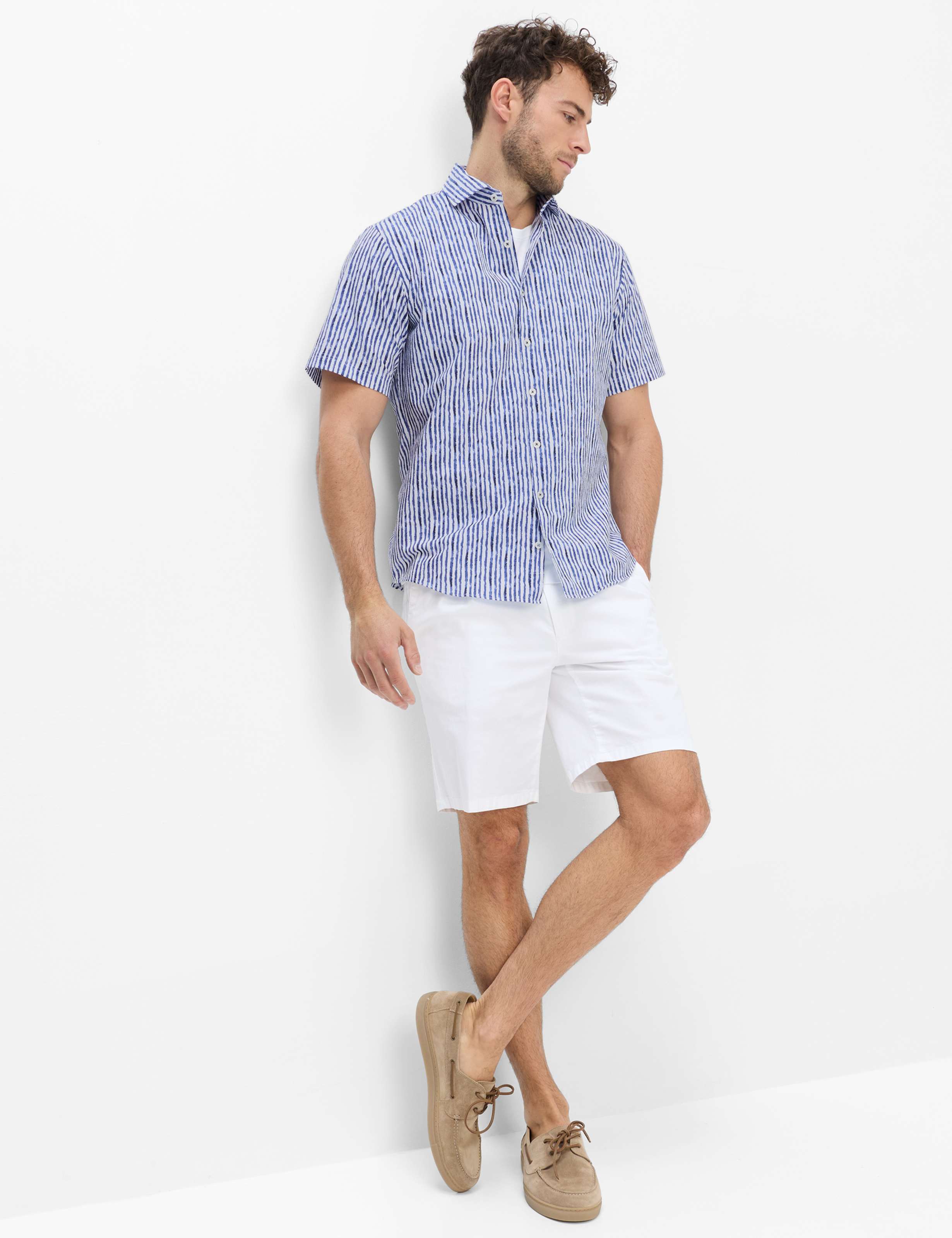 Heren Style HARDY Blauw  Model outfit