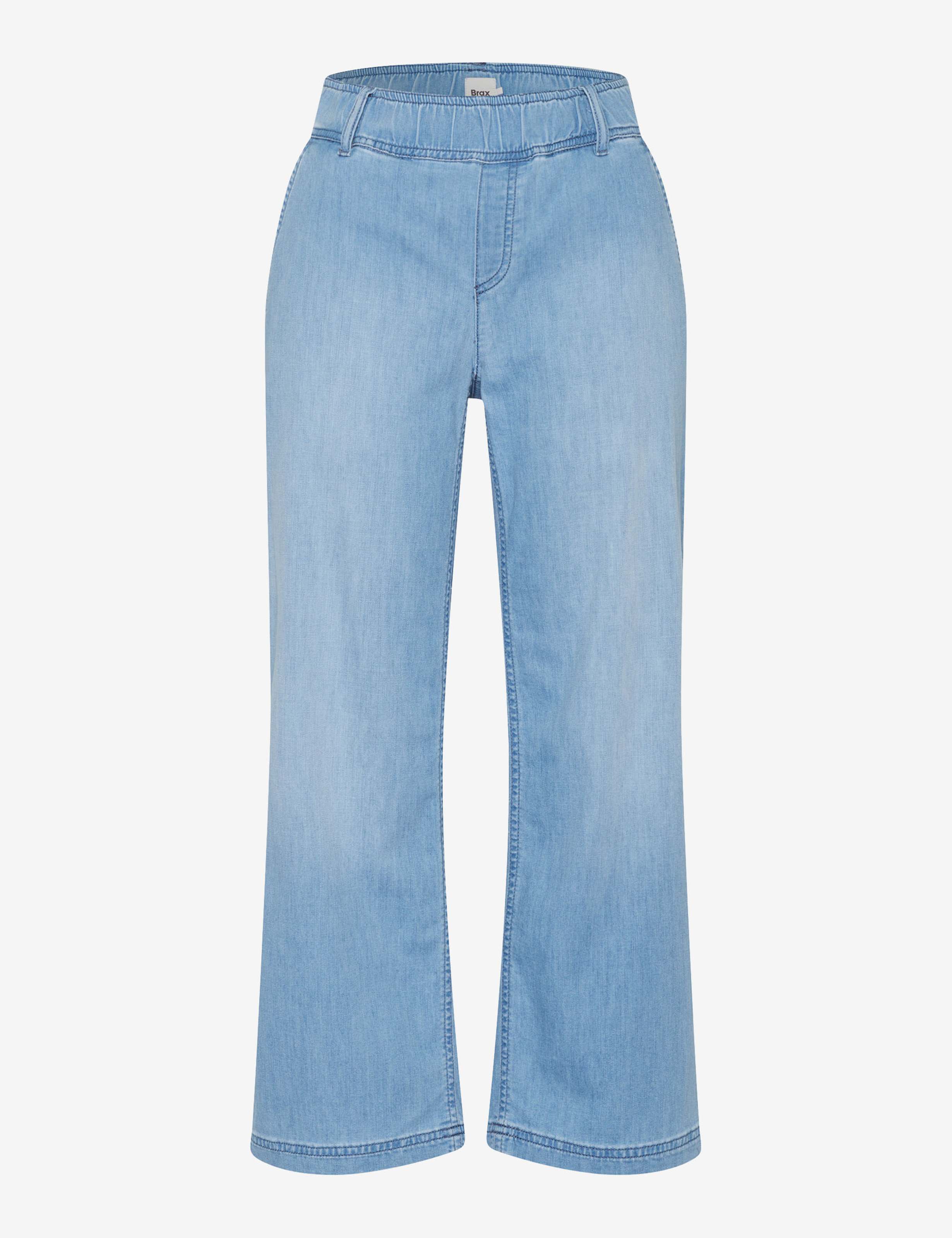 Women Style MAINE S Denim Blue Wide Leg Stand-alone front view