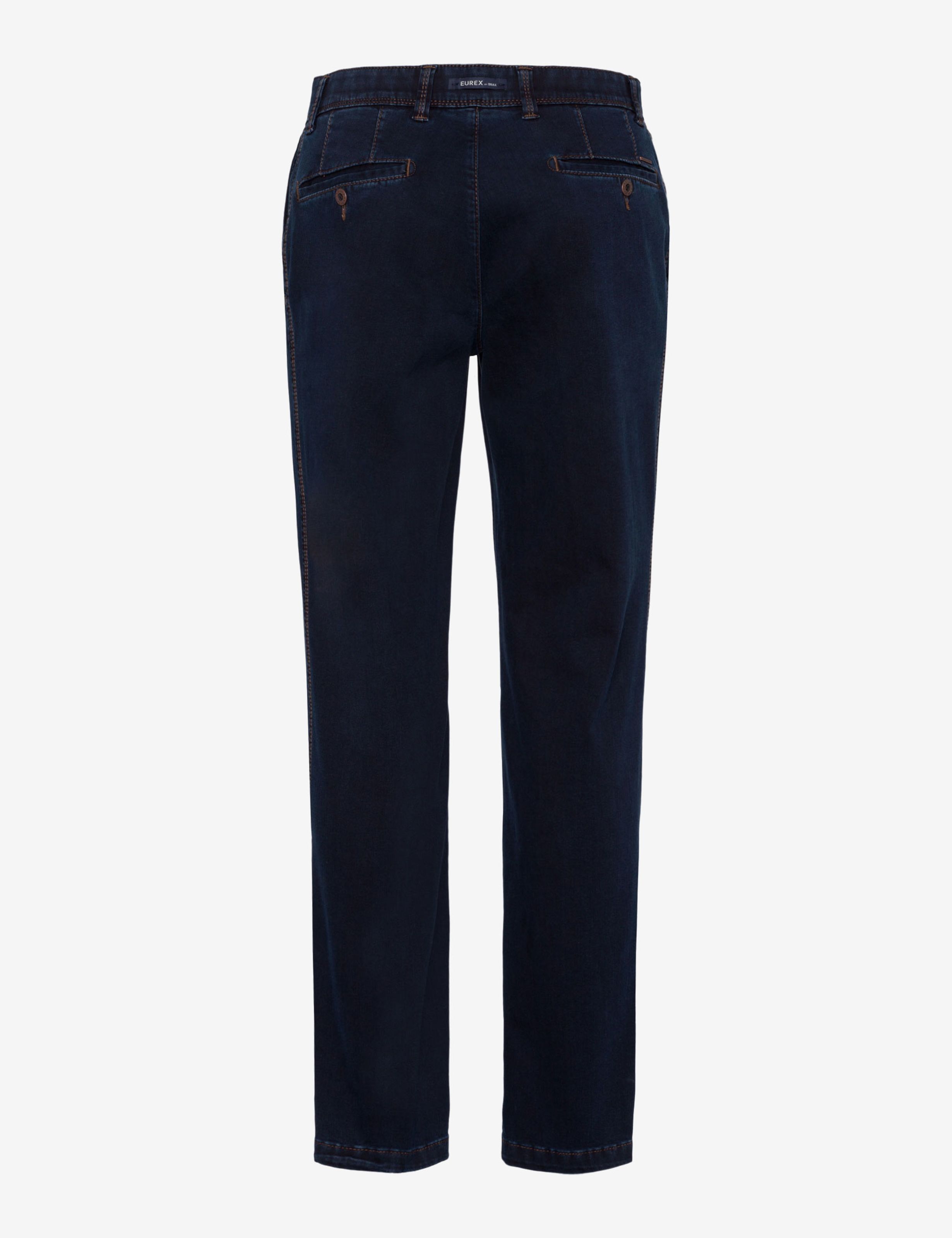 Herren Style JIM Denim Dunkelblau Regular Fit Freisteller Rueck