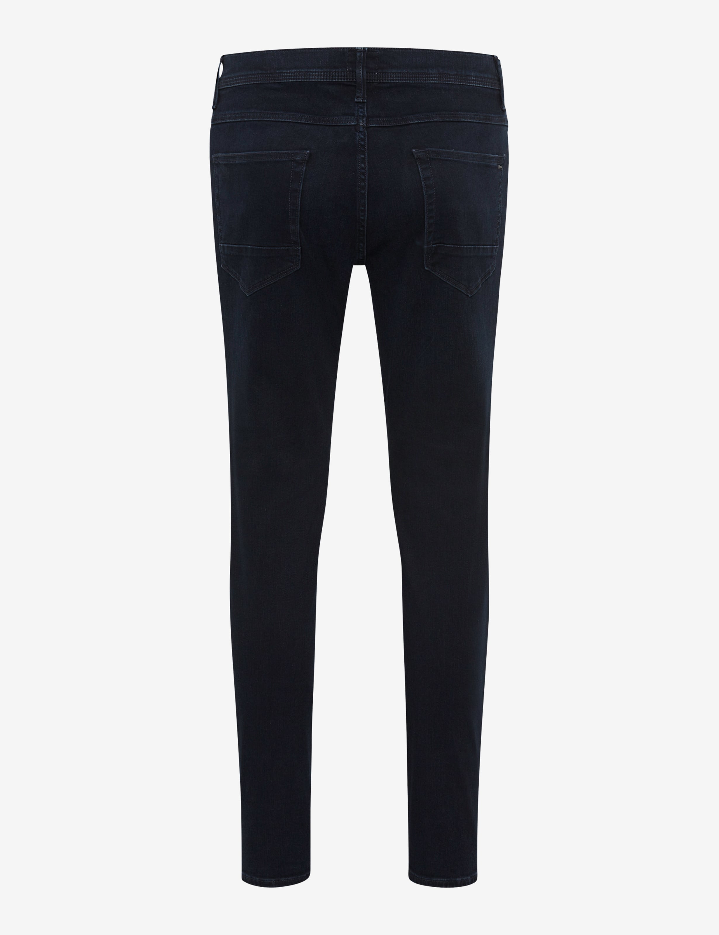 Heren Style CHRIS Denim Donkerblauw Slim Fit Beel achterkant