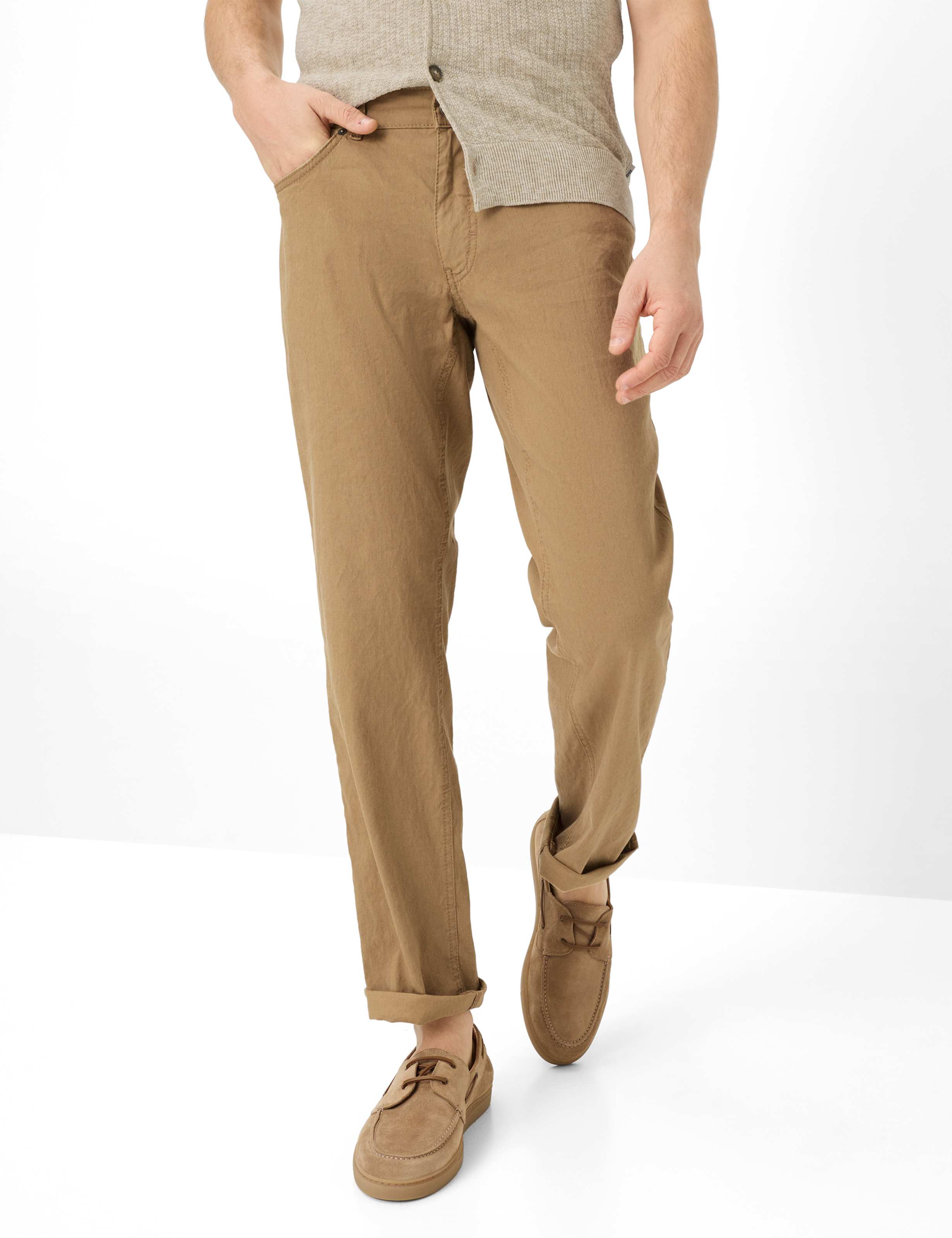 Thumbnail - Brax Herren Hose Style COOPER CAMEL, Beige, Gr. 34/34