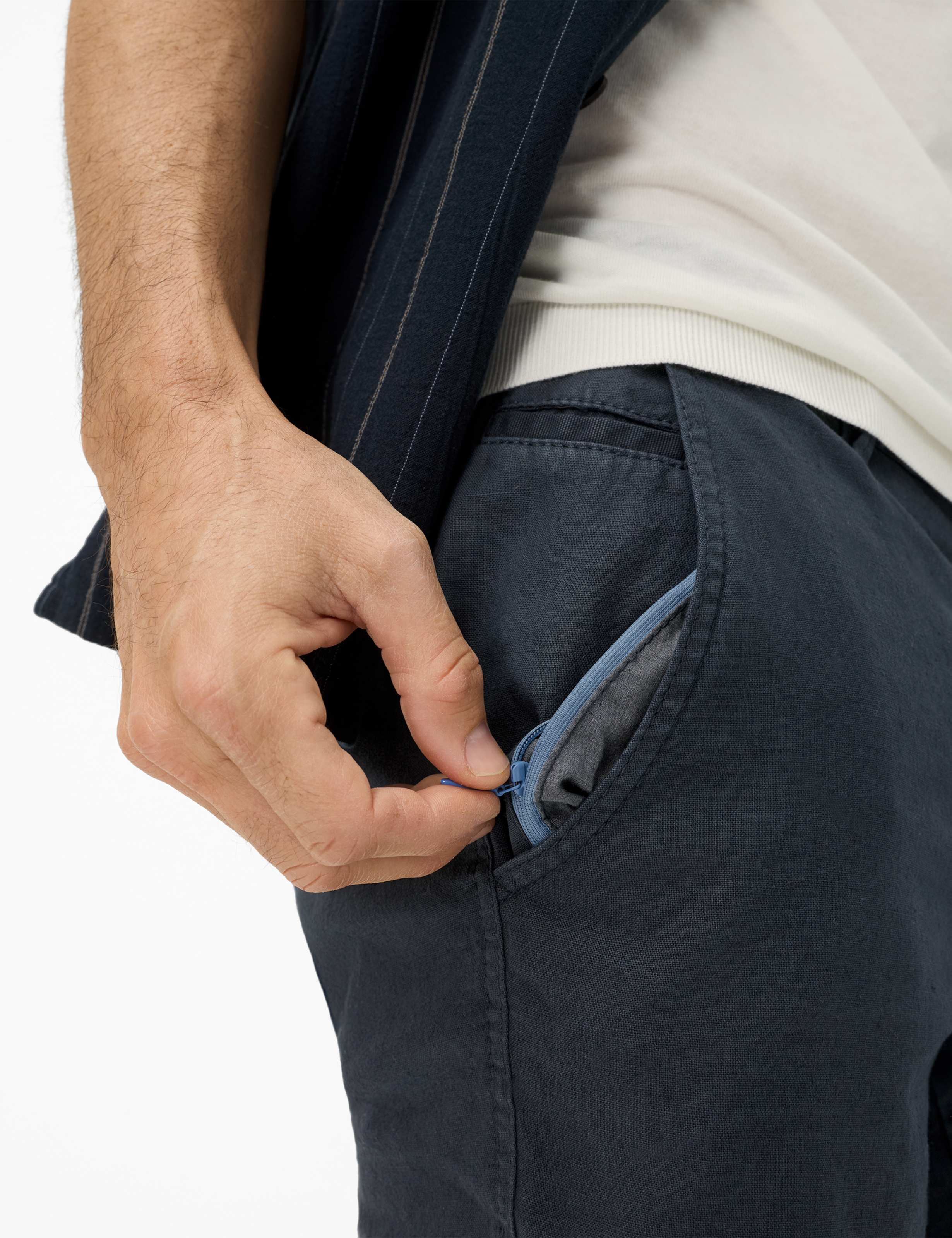 Men Style BOSSE Dark Blue Regular Fit Detail 1