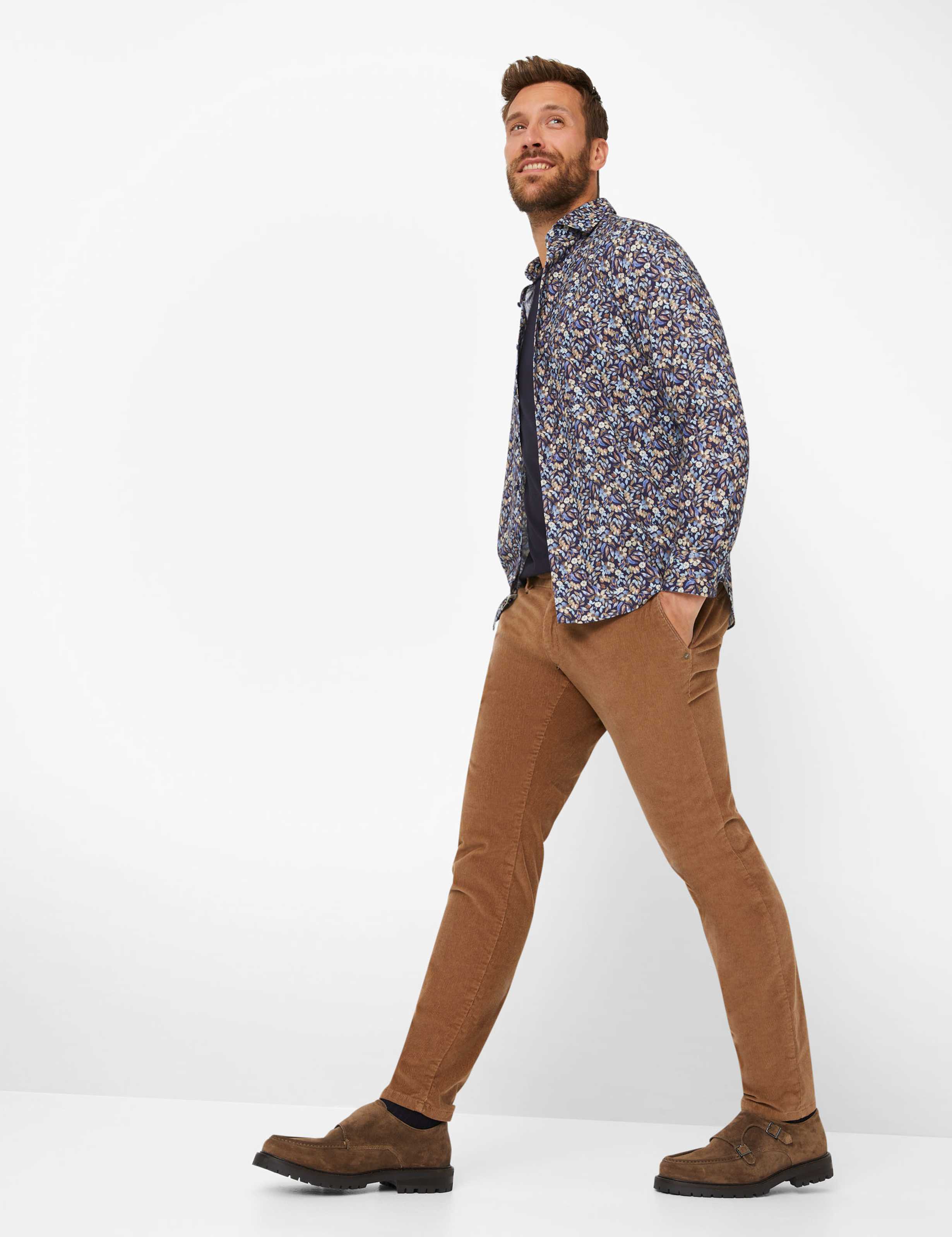 Men's fashion Chinos | Pants Style SILVIO Brown Slim Fit Men's fashion Chinos | Pants Style SILVIO Brown Slim Fit