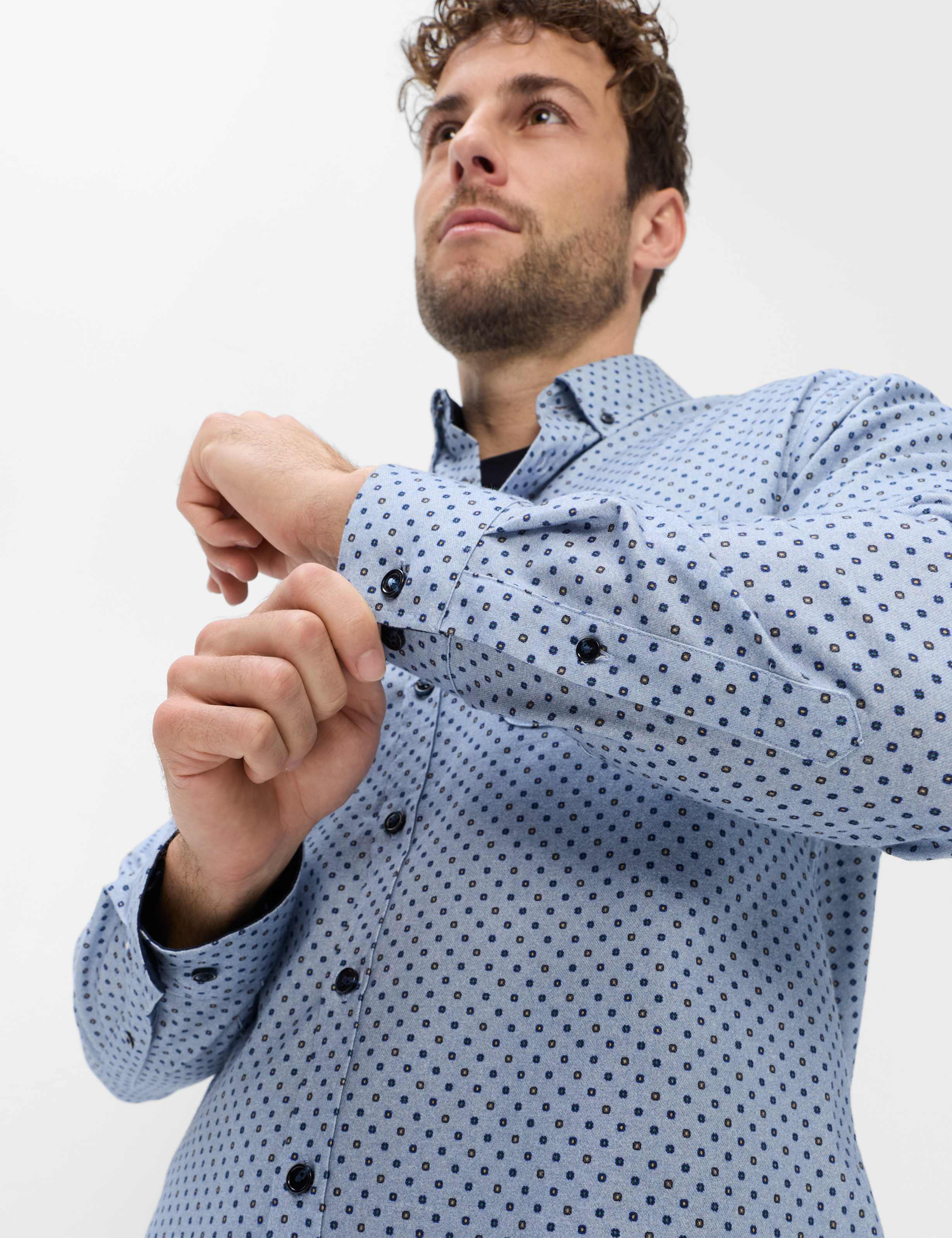 Homme Style DANIEL Bleu Clair  Détail 1