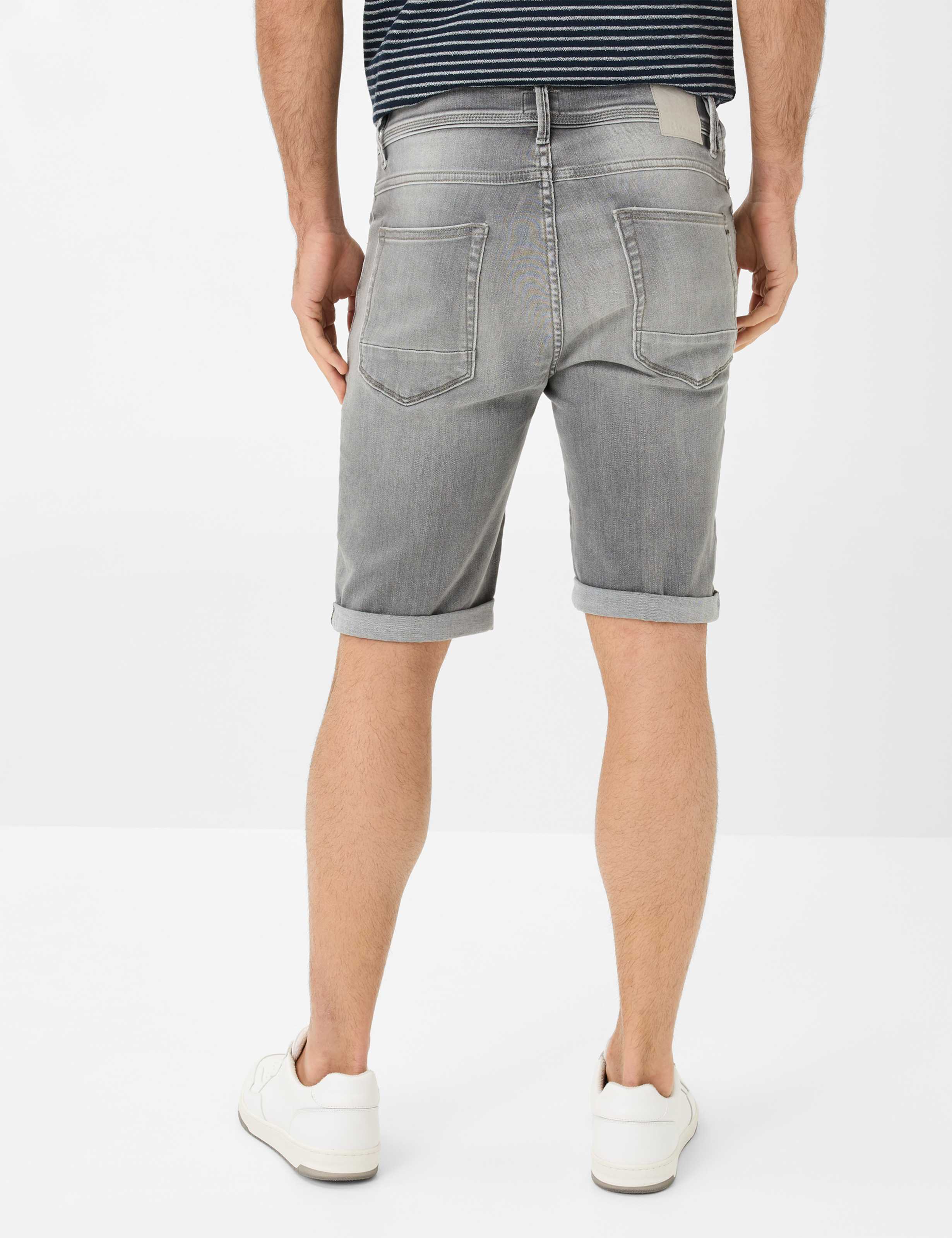 Herre Style CHRIS Denim Grå Slim Fit Model ryg