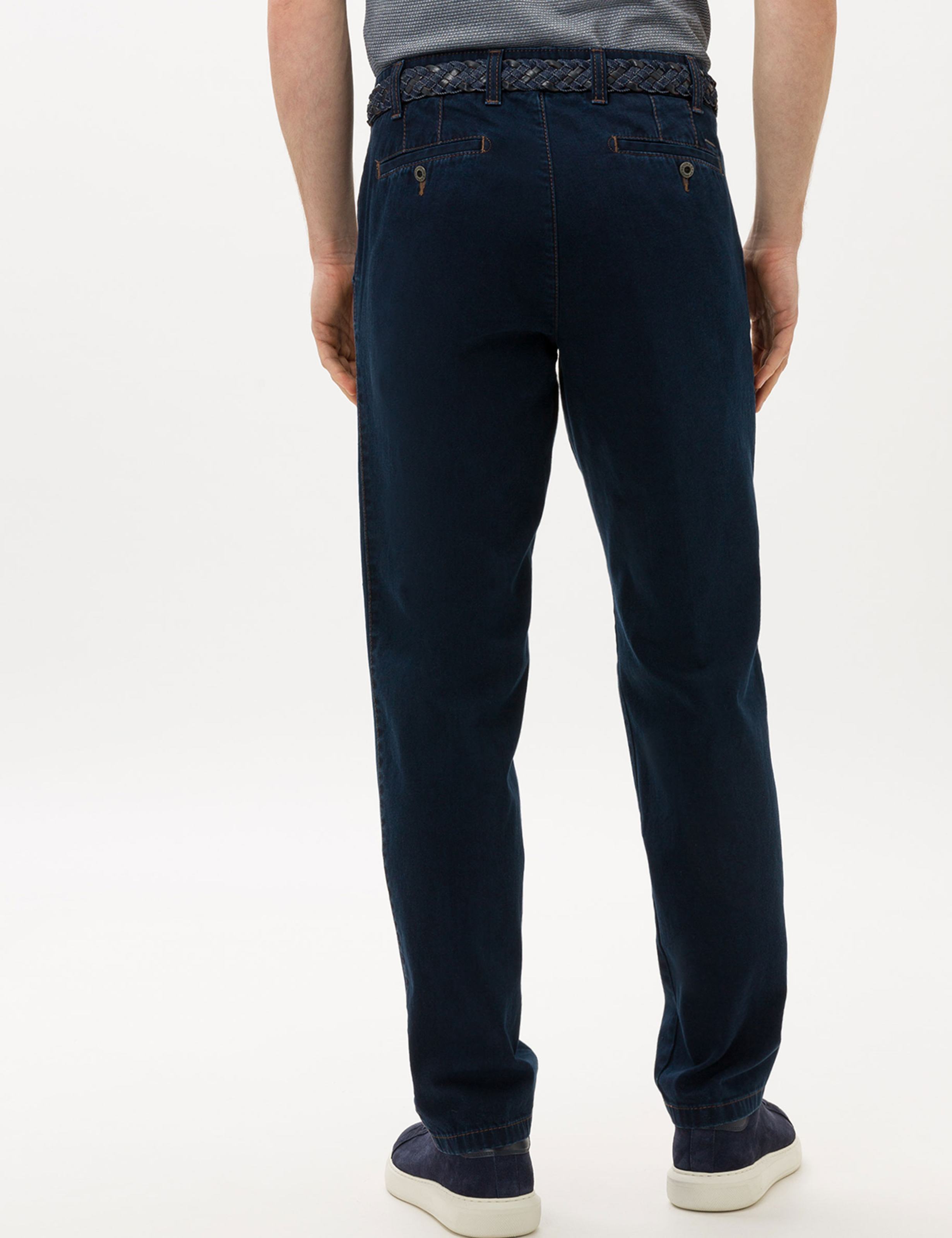 Herren Style FRED 321 Denim Dunkelblau Regular Fit Model Outfit