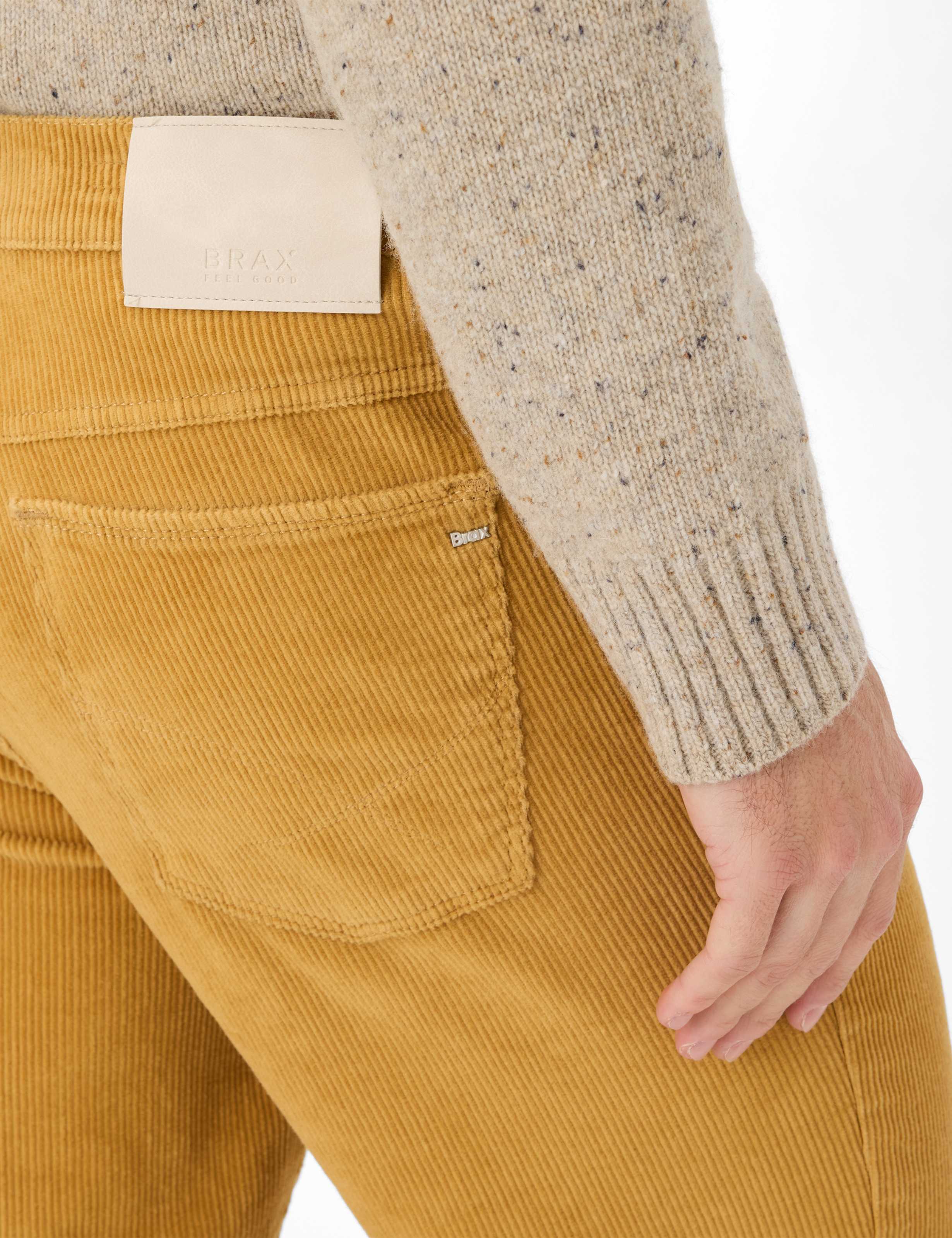 Homme Style COOPER Jaune Regular Fit Détail 2