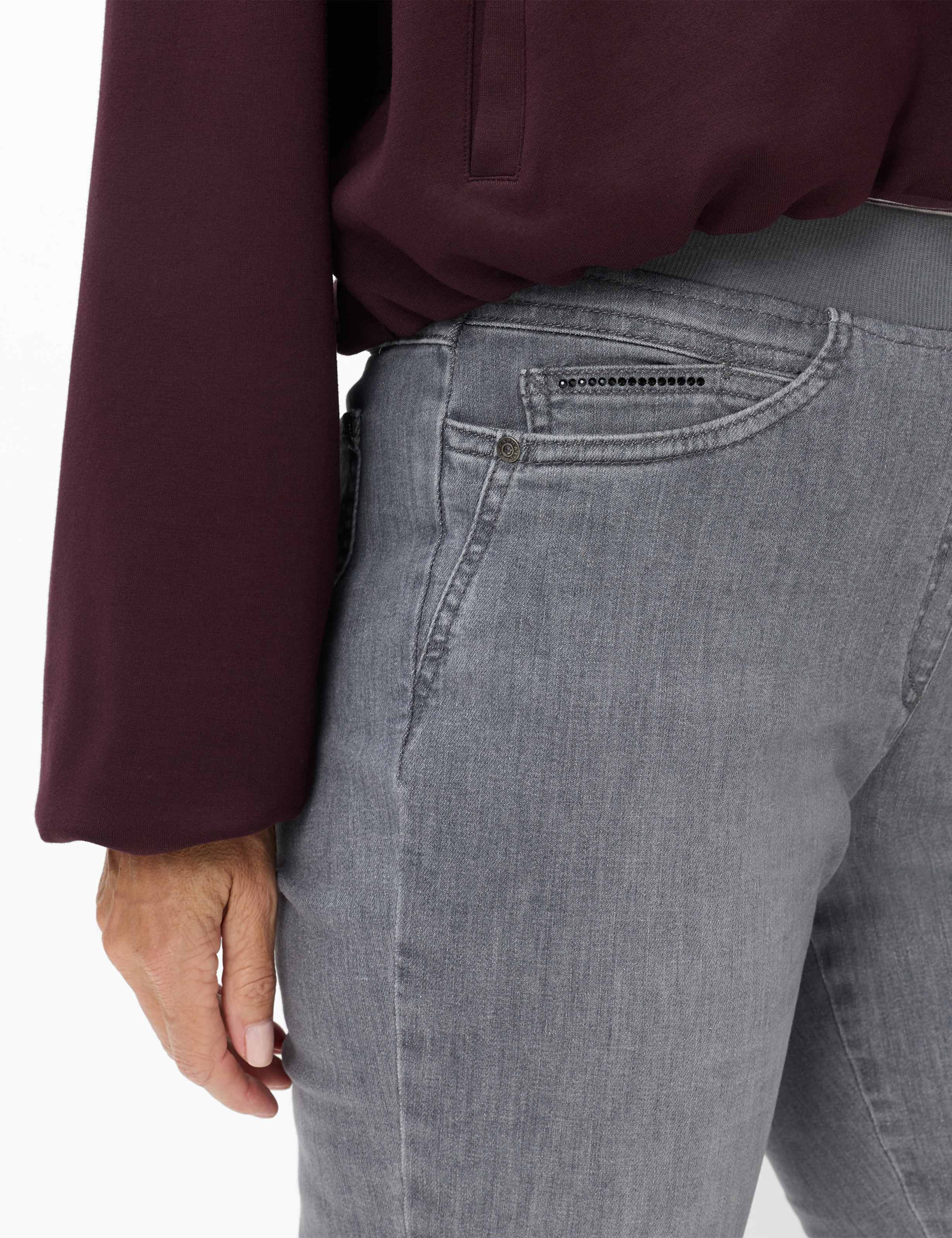 Damen Style CARINA Denim Grau Comfort Plus Fit Detail 2