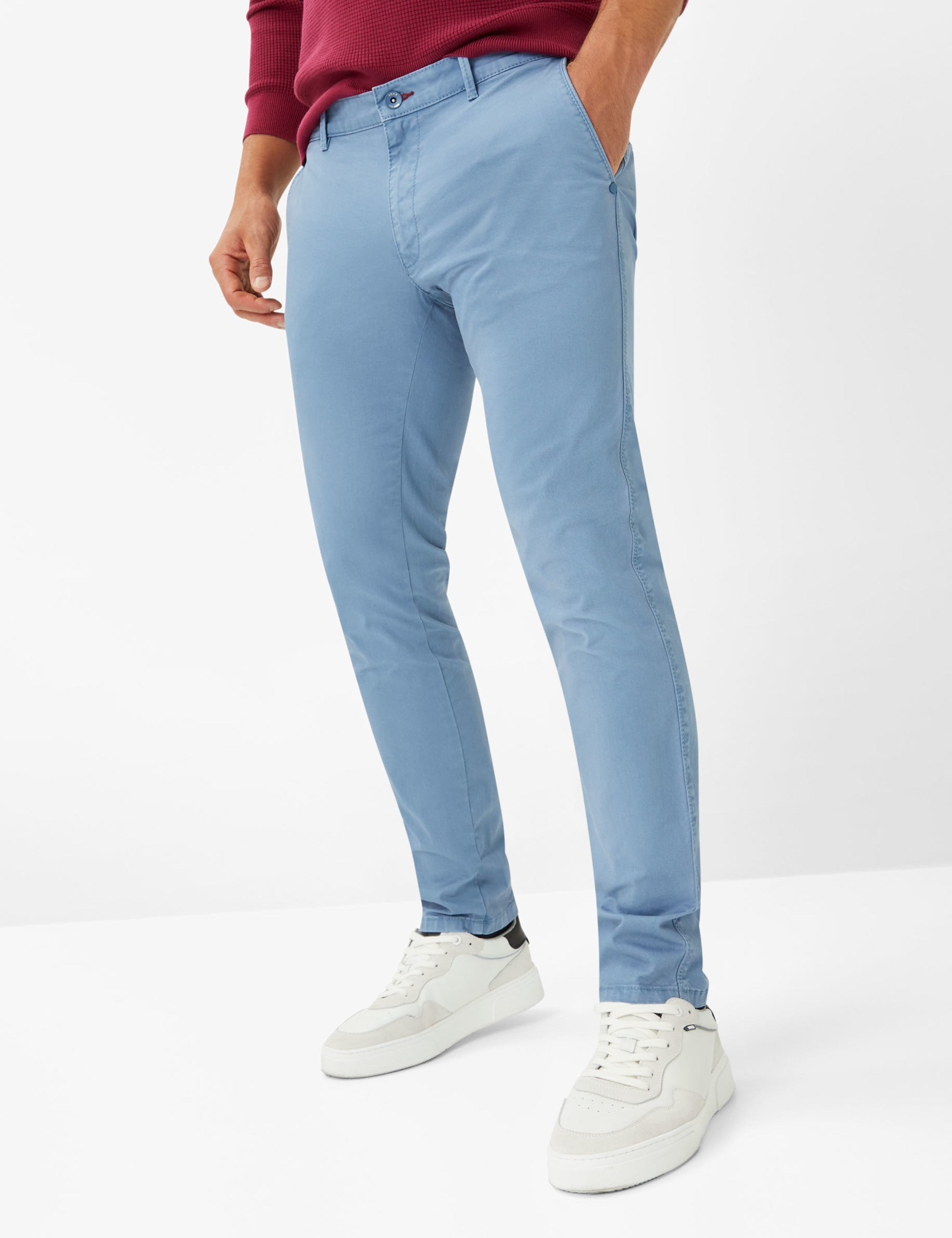 Men's fashion Chinos | Pants Style SILVIO Blue Slim Fit
