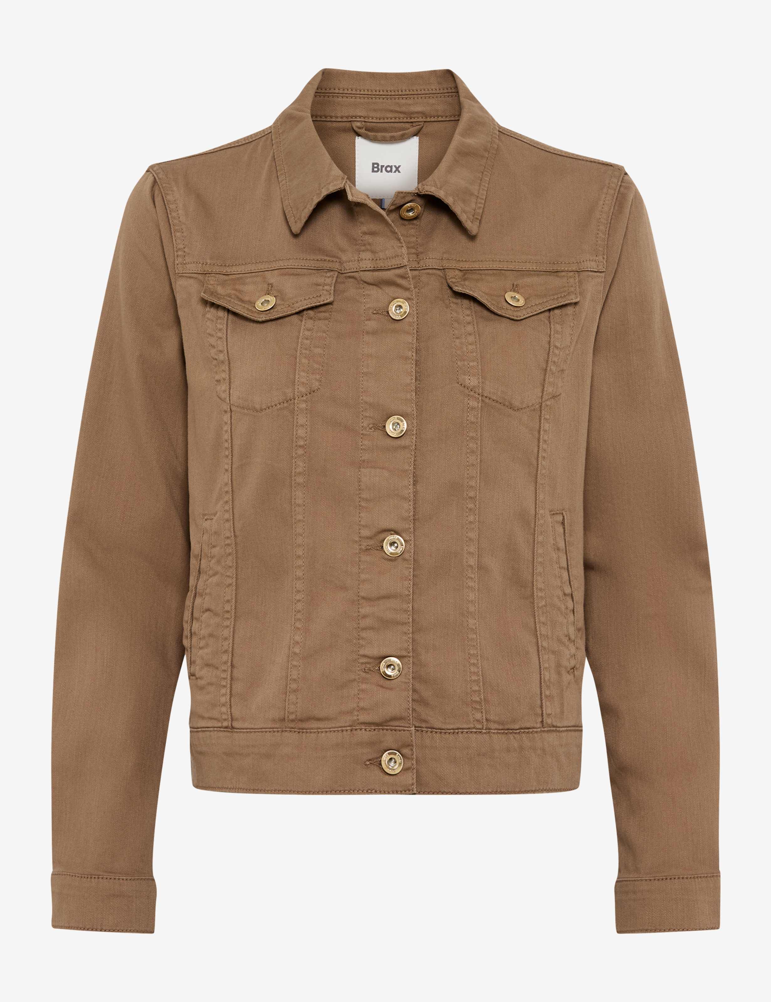 Dame Style MIAMI Denim Mørkebrun  Udskæring foran