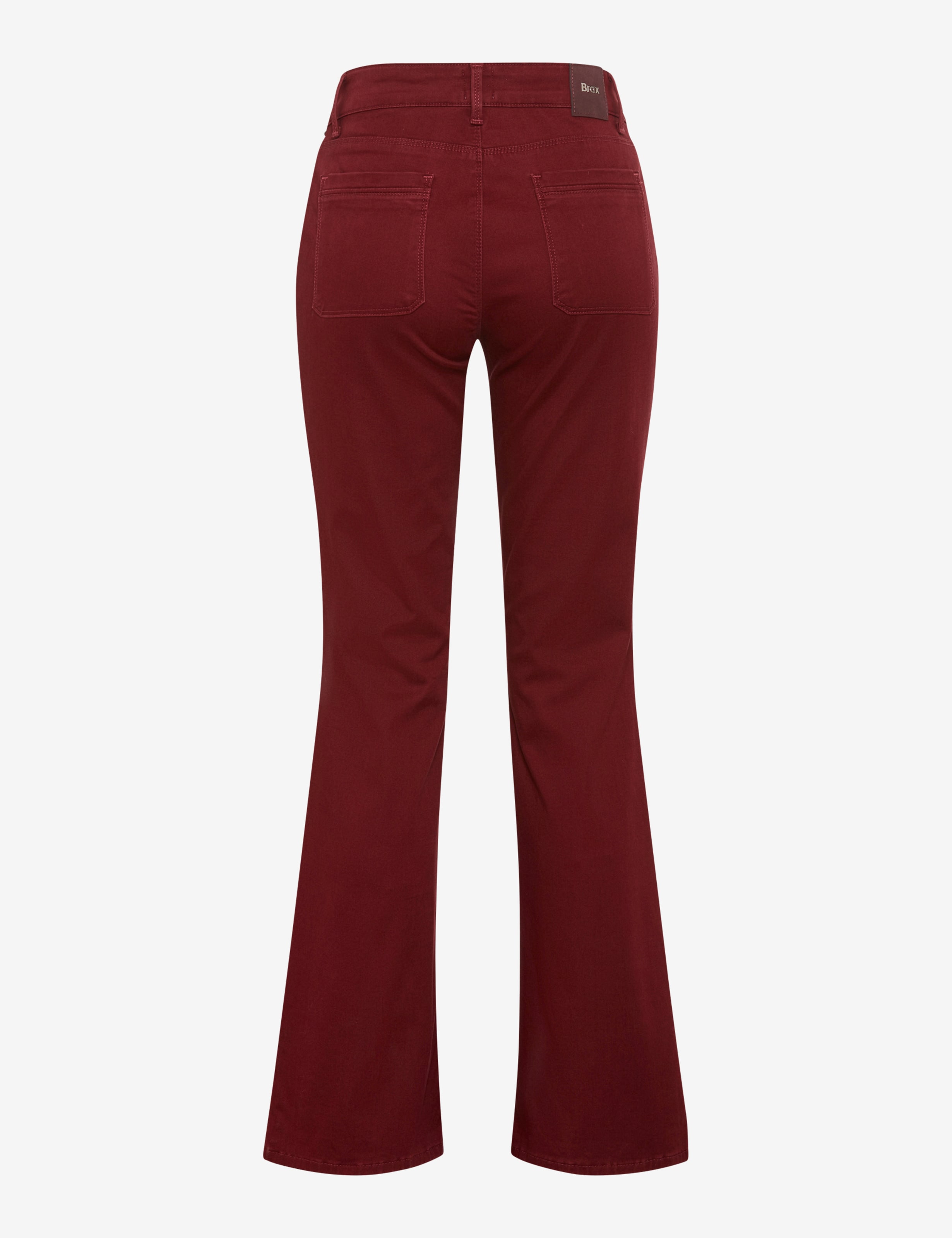 Women Style SHAKIRA Dark Red Slim Fit Stand-alone rear view