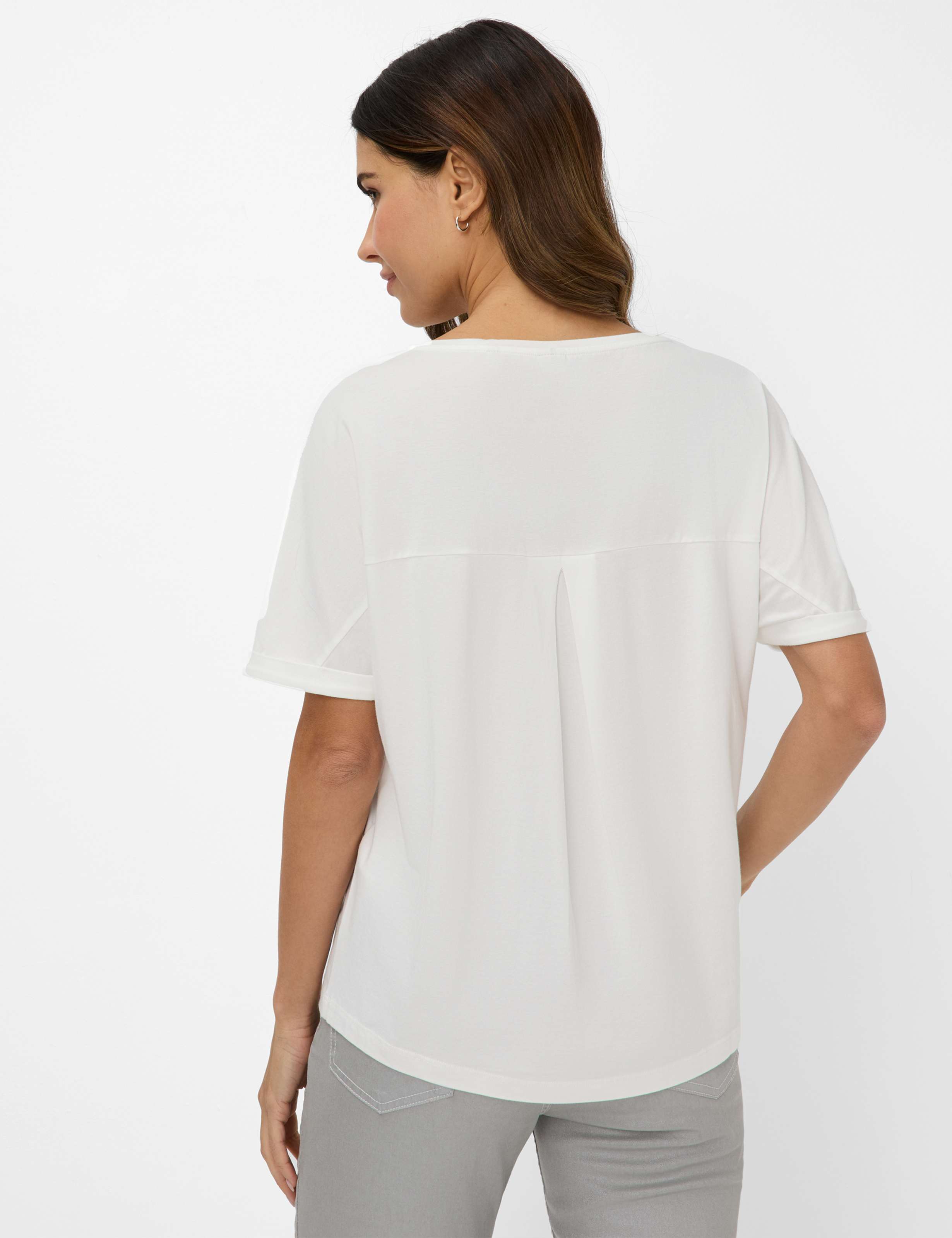 Damen Style CAELEN Cremeweiß  Model Rueck