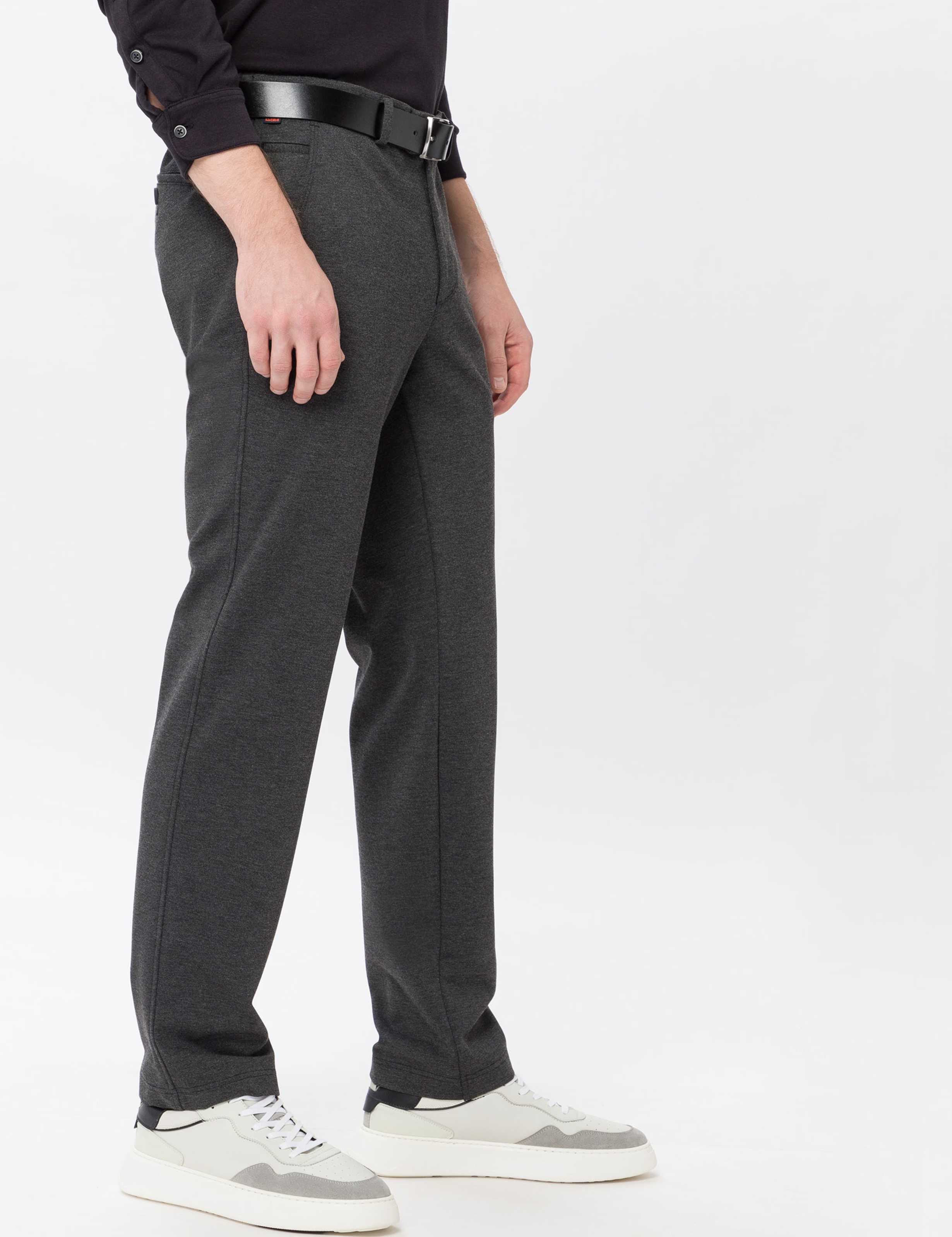 Heren Style THILO Donkergrijs Regular Fit Model achterkant