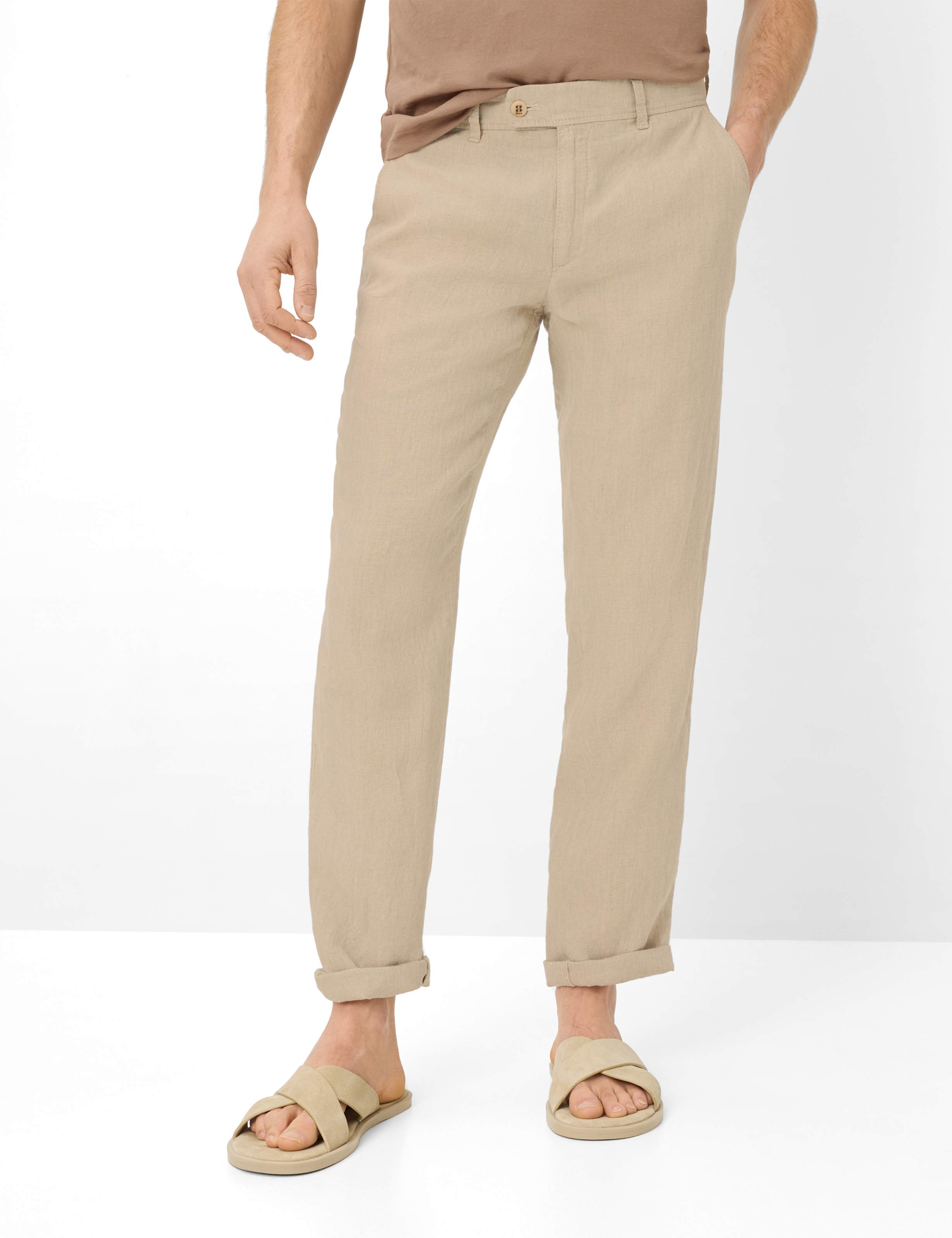 Thumbnail - Brax Herren Hose Style EVANS BEACH, hellbeige, Gr. 33