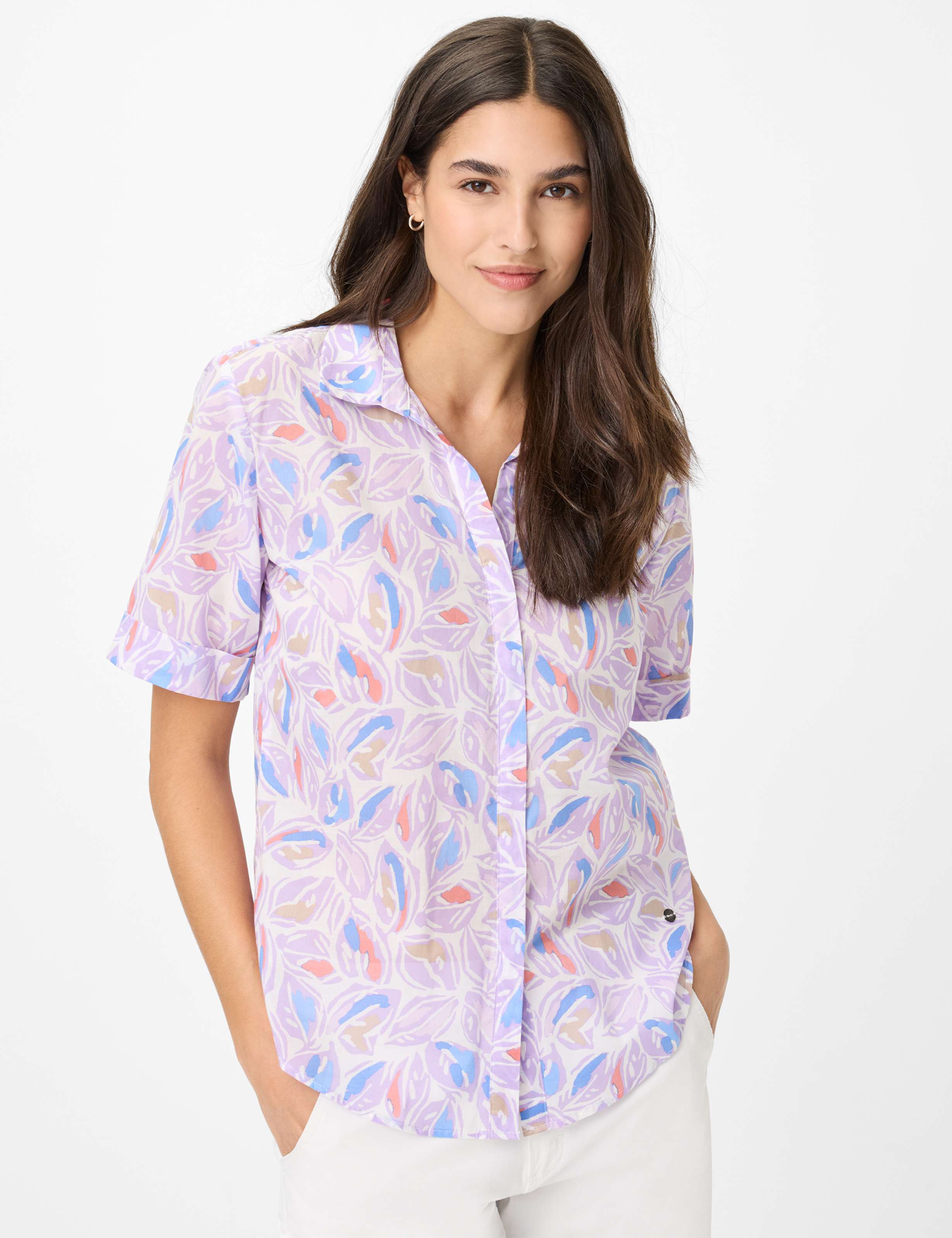 Thumbnail - Brax Damen Bluse Style VERI lavender Lila Flieder, lila - flieder, Gr. 36