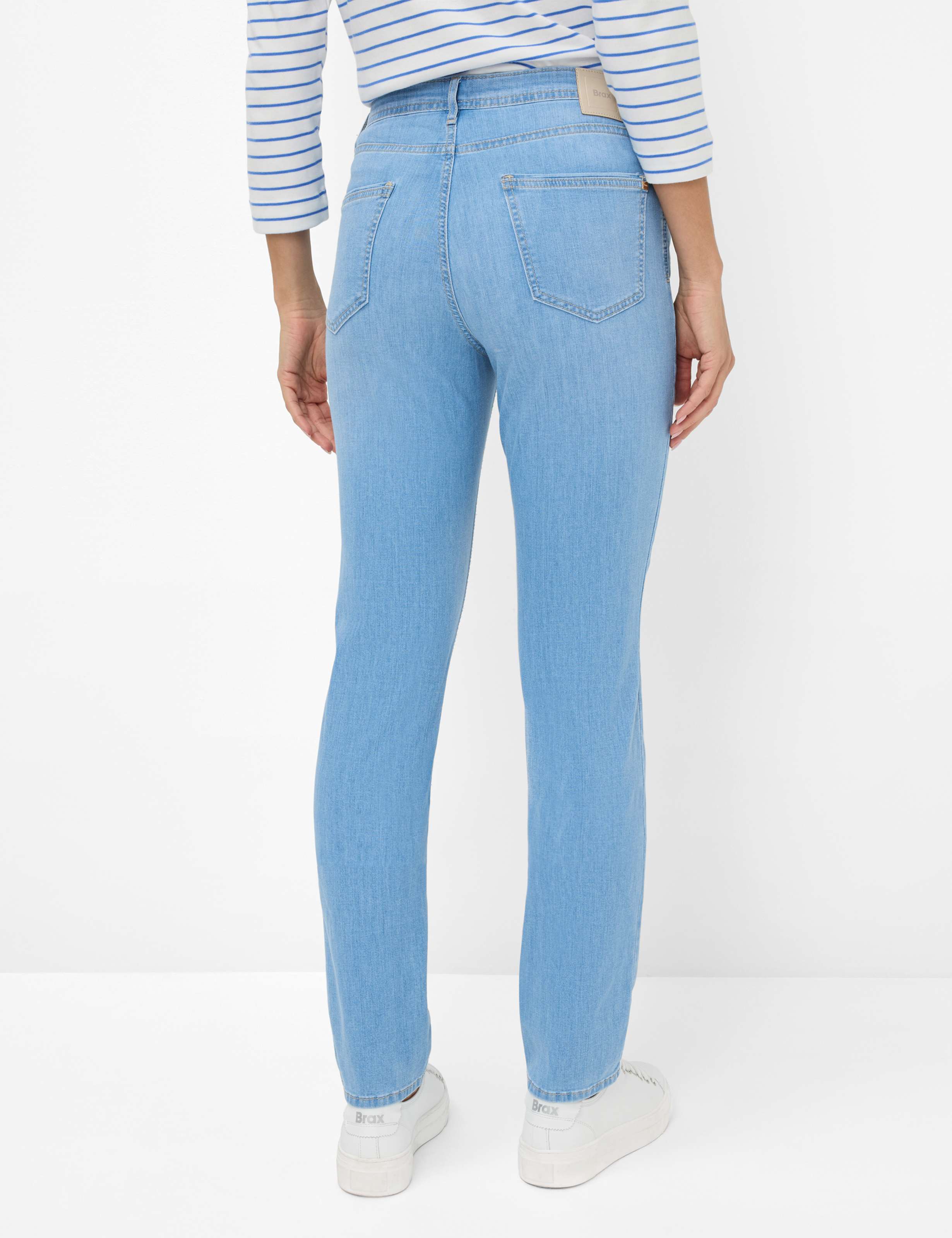 Women Style MARY Denim Blue Regular Fit Model back