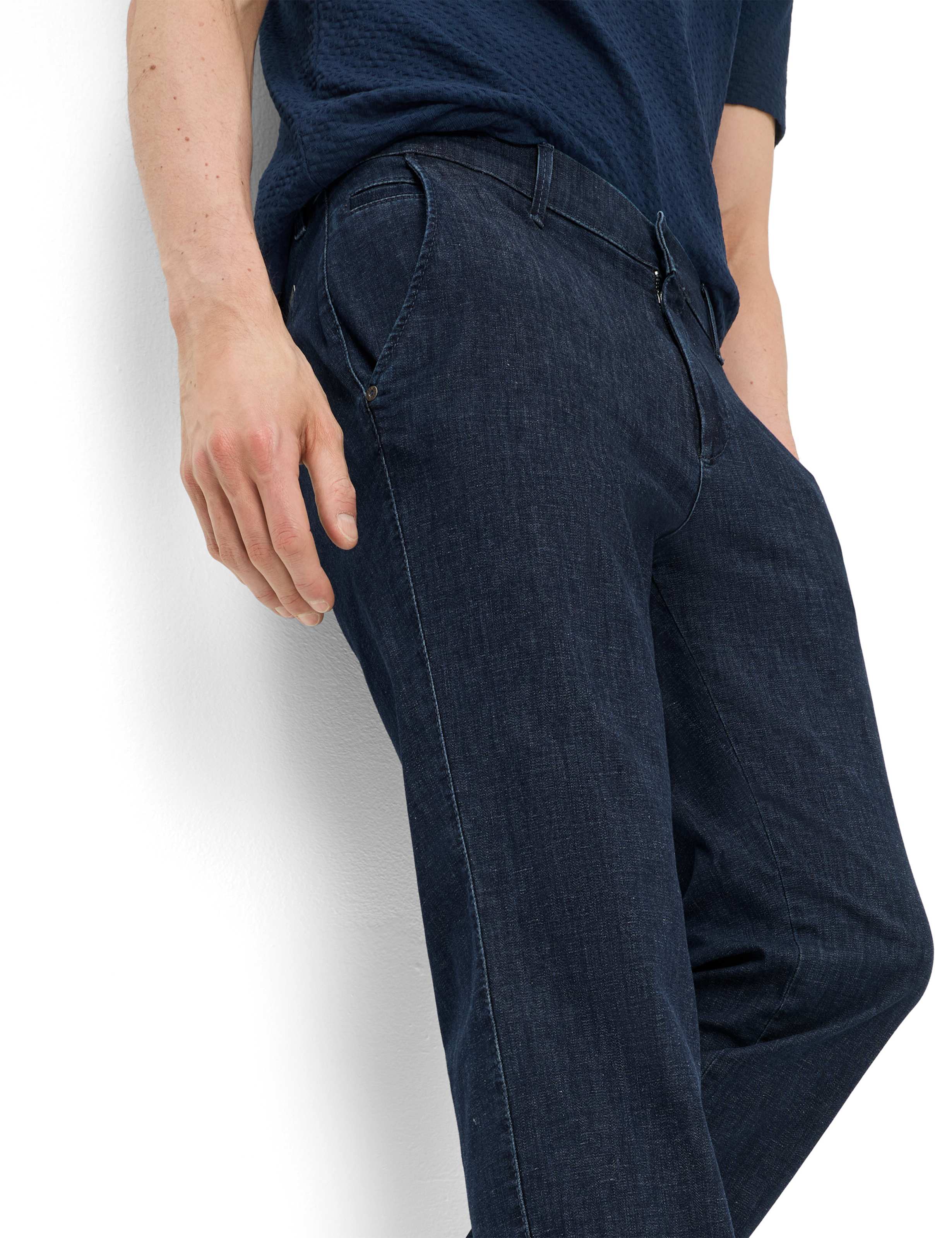 Herren Style THILO Denim Blau Regular Fit Detail 1