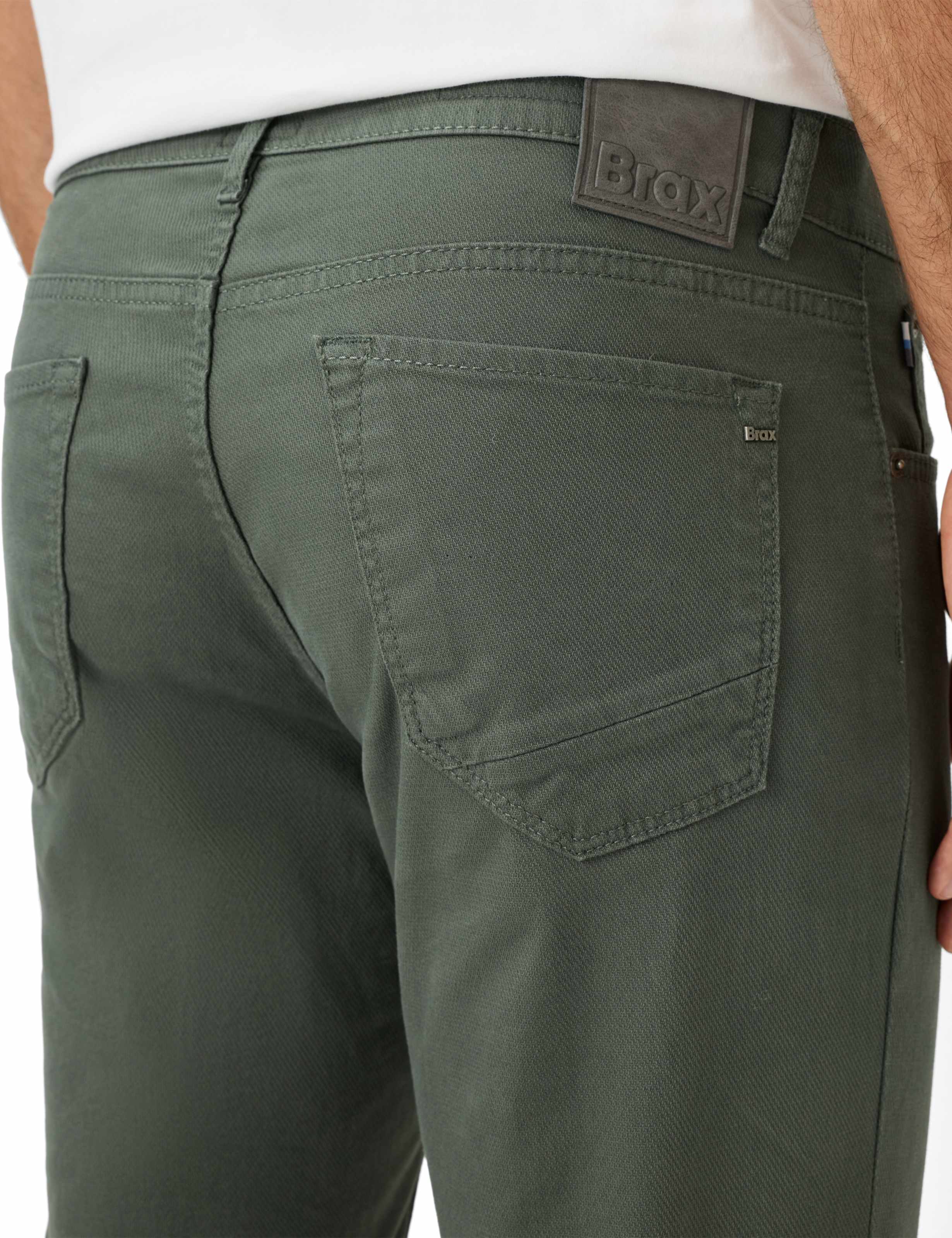 Heren Style CHUCK Donkergroen Modern Fit Detail 2