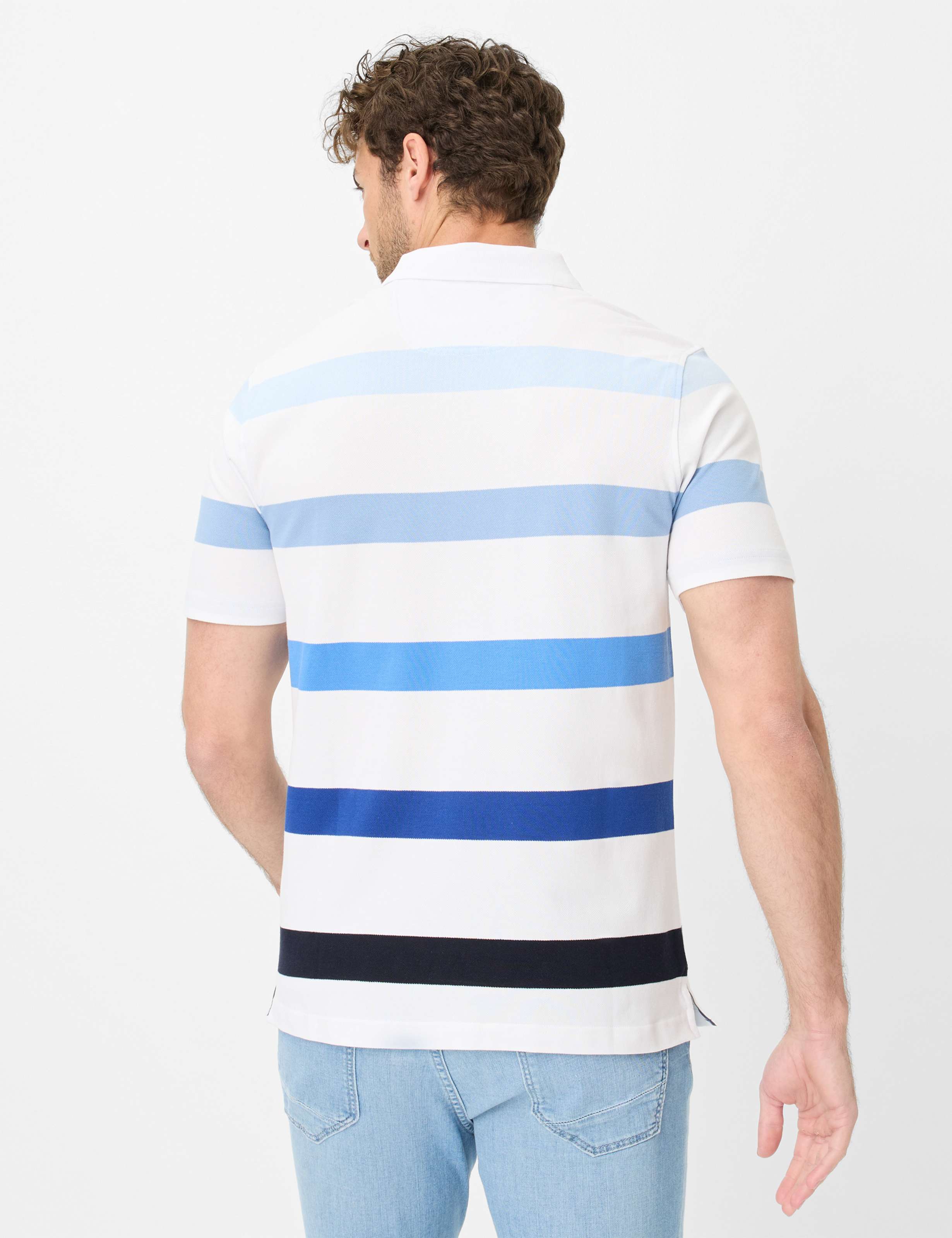 Herren Style PETE Hellblau  Model Rueck