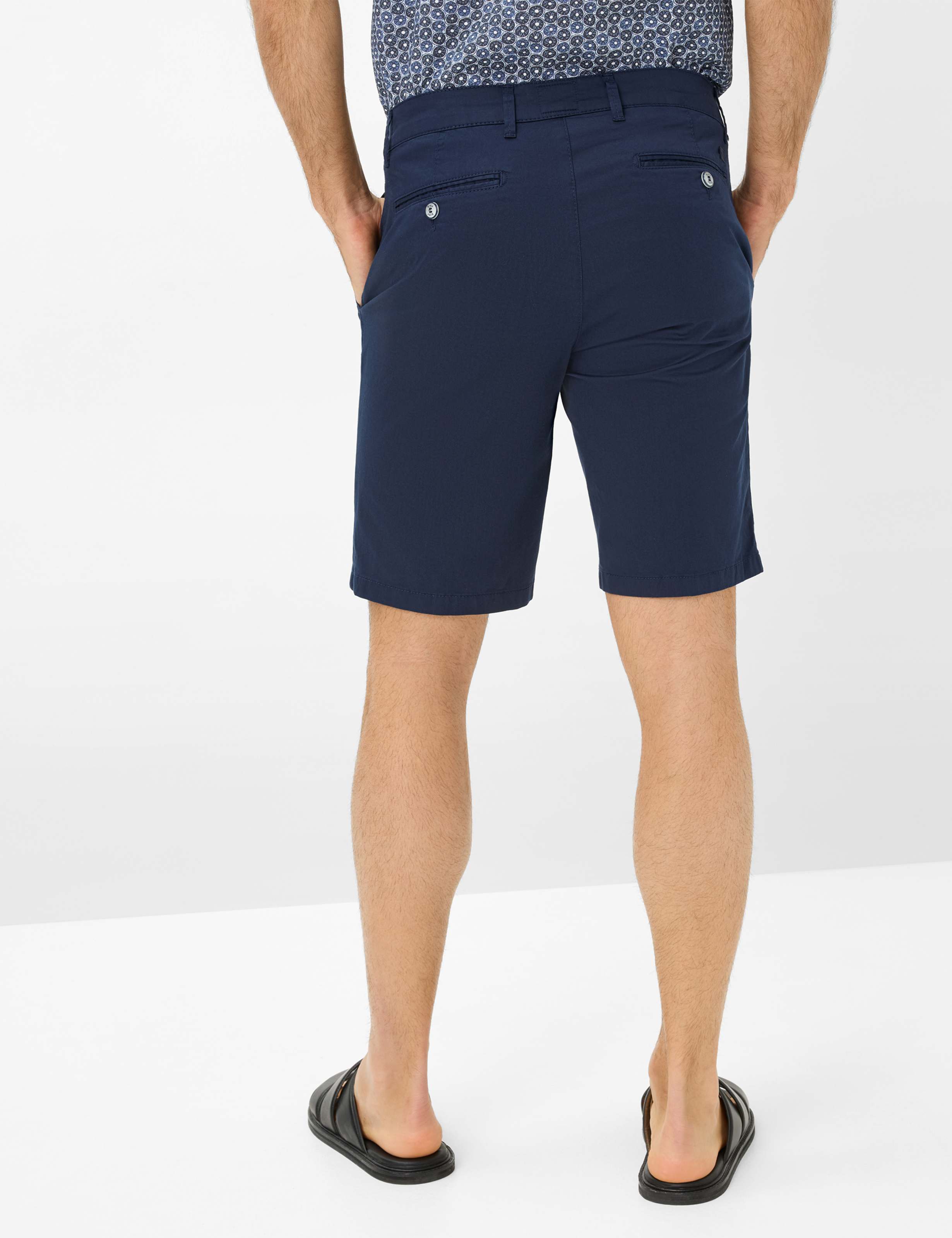 Men Style BOZEN Dark Blue Regular Fit Model back