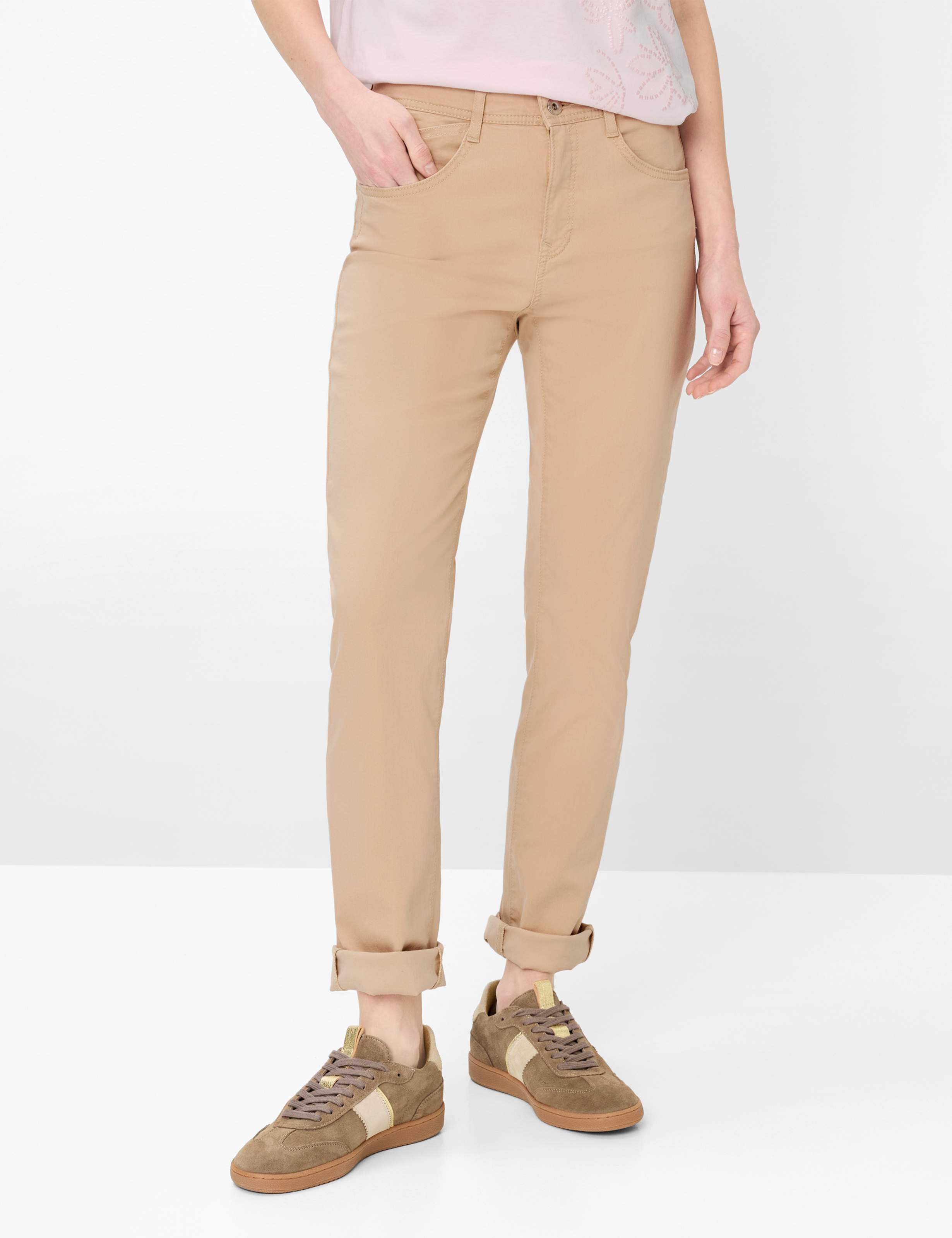 Thumbnail - Brax Damen Five-Pocket-Hose Style MARY SANDSHELL, denim beige, Gr. 40