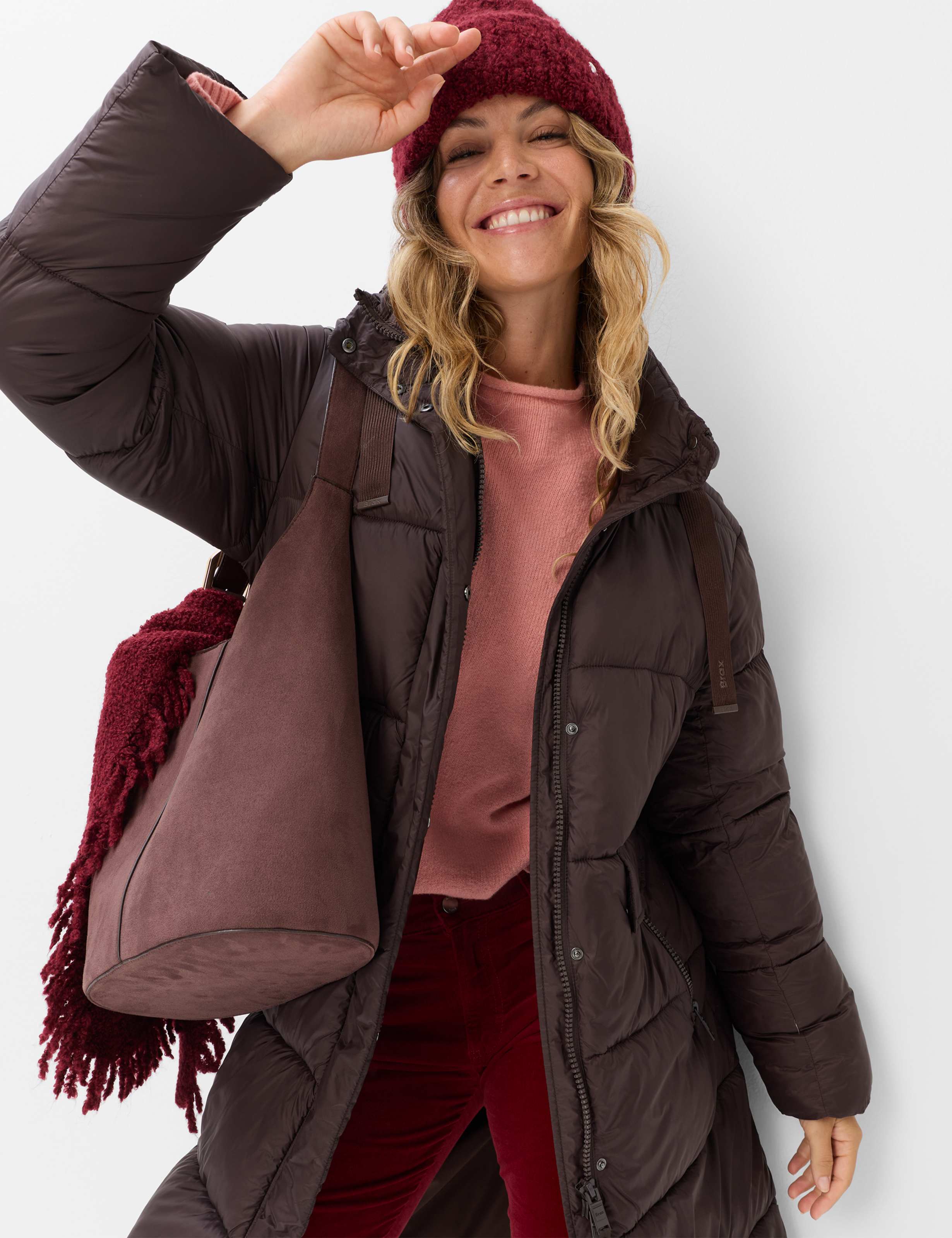 Femme Style TINA Marron Foncé  Détail 1